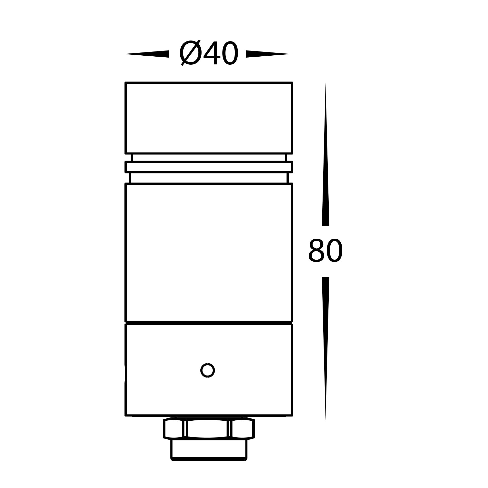 HV1441T-BLK - Lille Black TRI Colour LED Garden Spot Light