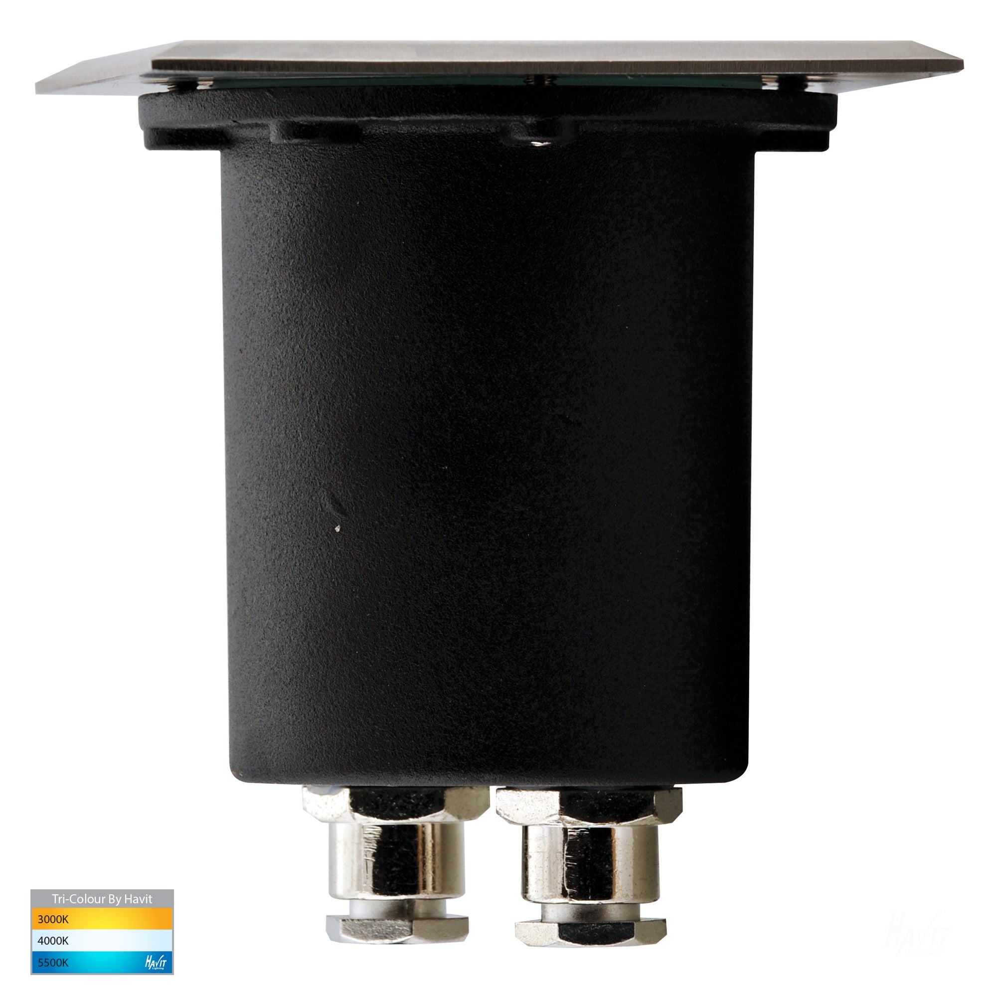 HV1701T - HV1706T - Metro Square 316 Stainless Steel TRI Colour Inground Lights