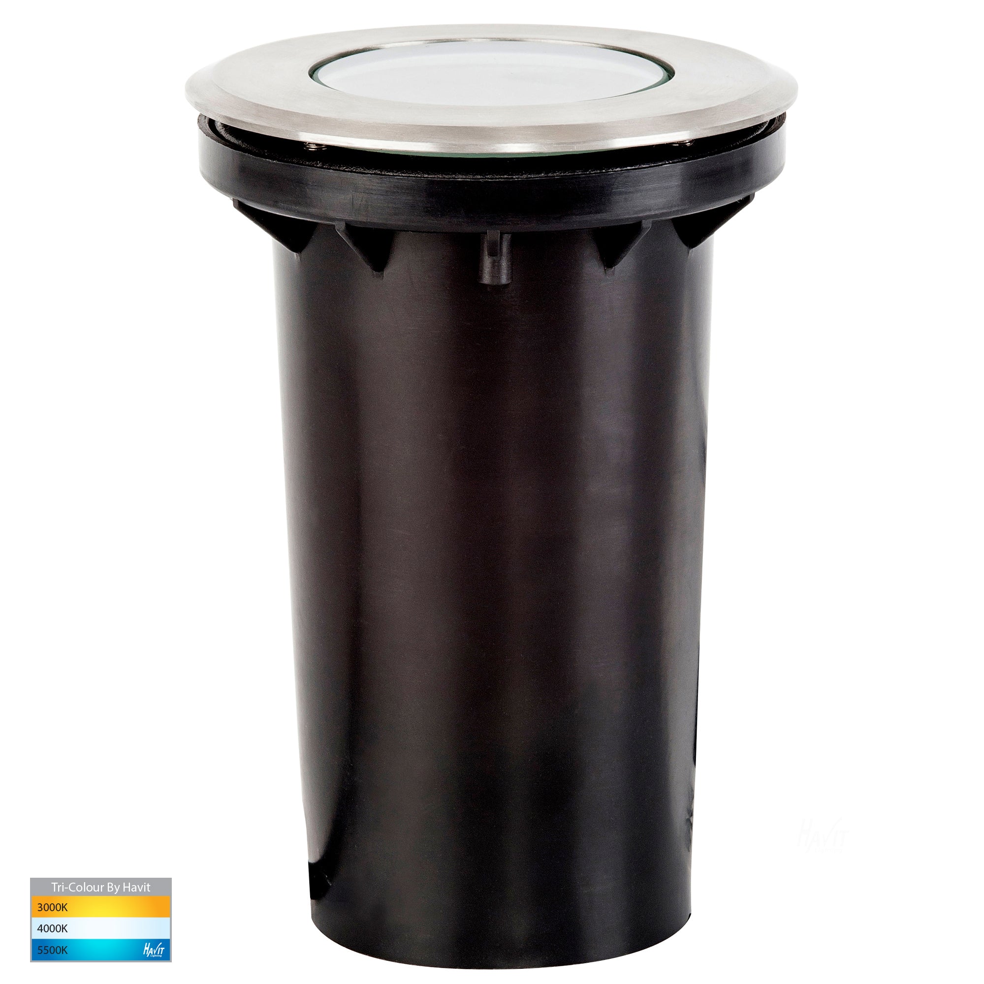 HV1825T - Luta 316 Stainless Steel TRI Colour Adjustable Inground Light
