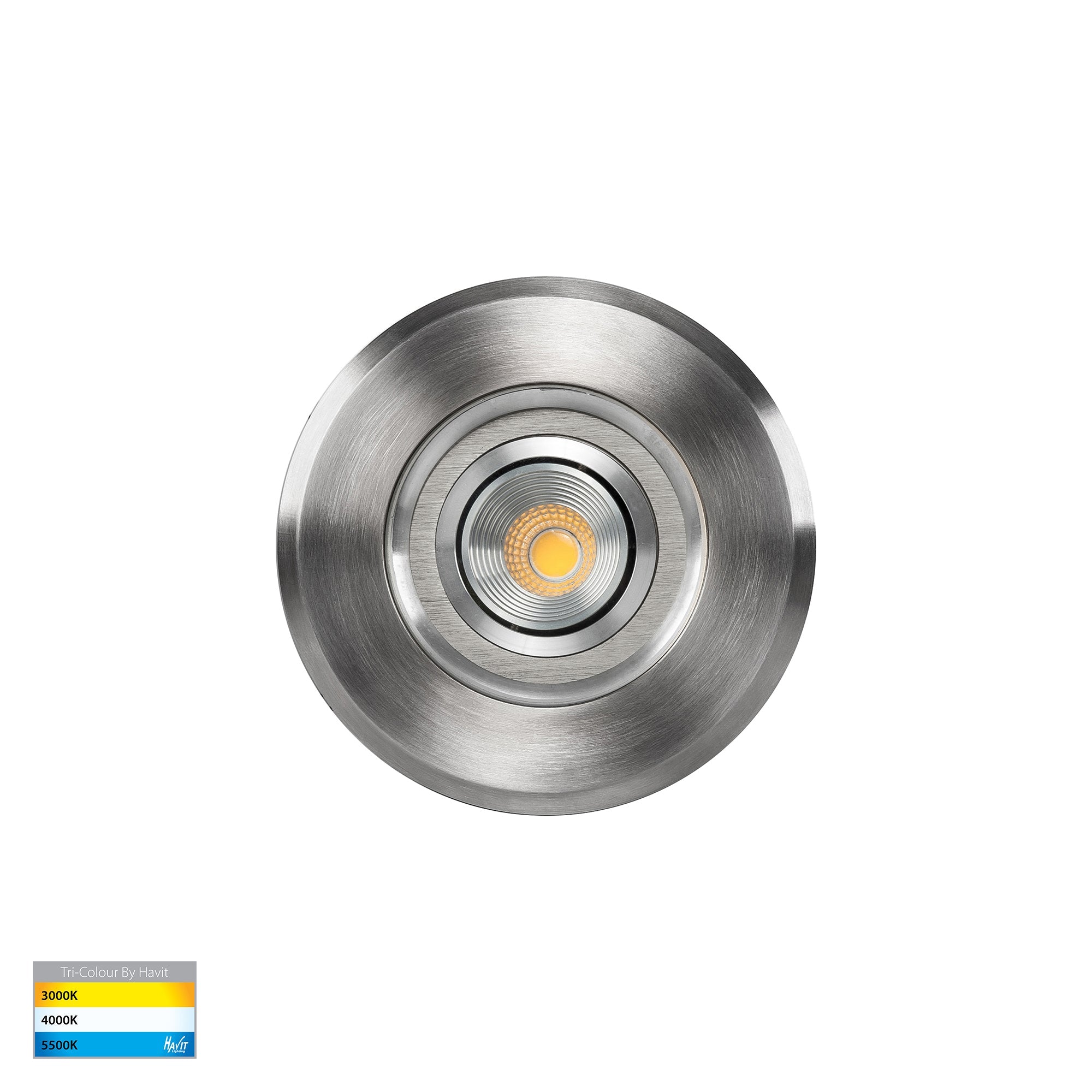HV1827T - Toldo 316 Stainless Steel Adjustable 3w LED Inground Light