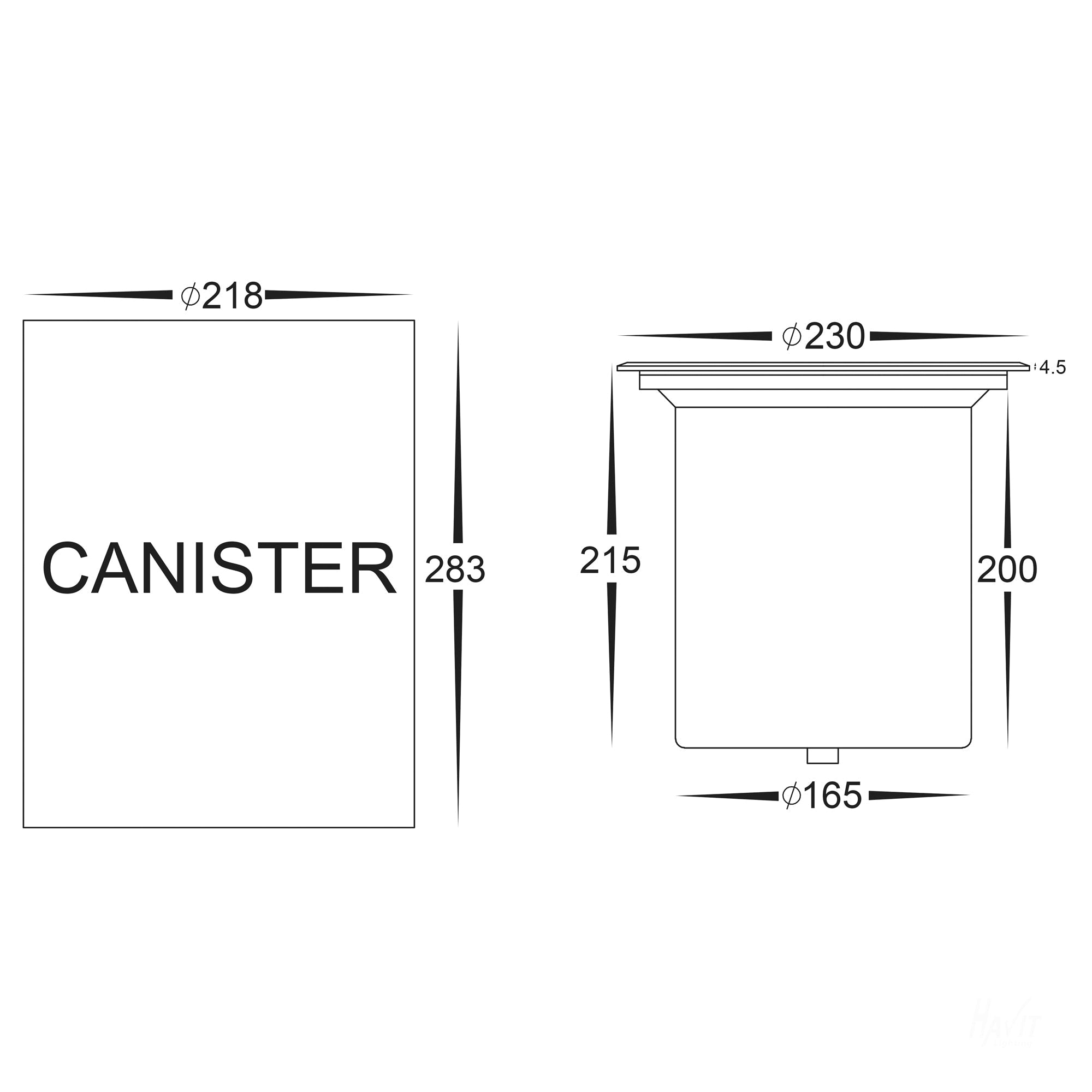 HV1829T - Toldo 316 Stainless Steel Adjustable 20w LED Inground Light