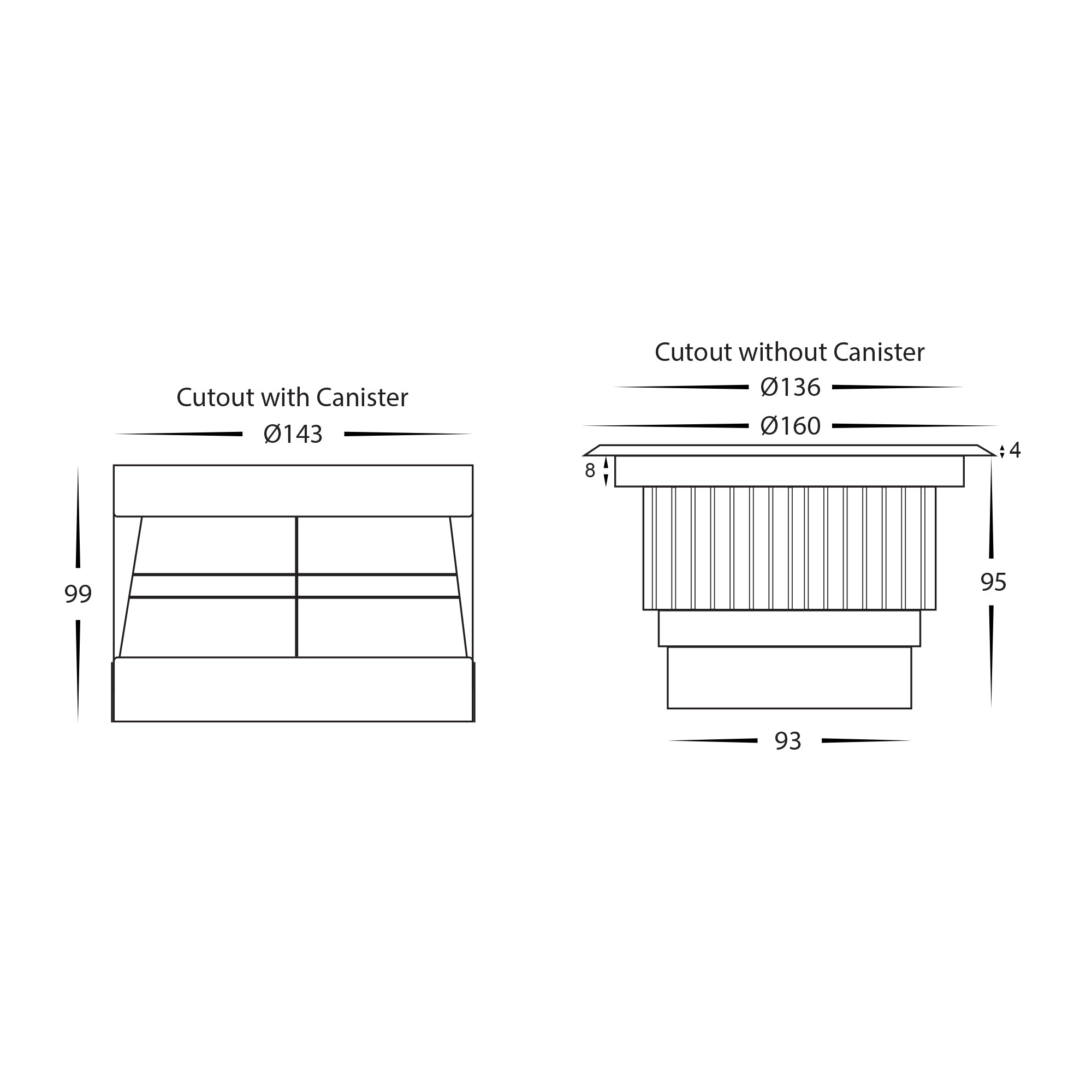 HV1832T-12V | HV1832T-240V - Klip 316 Stainless Steel 10w LED Inground Light