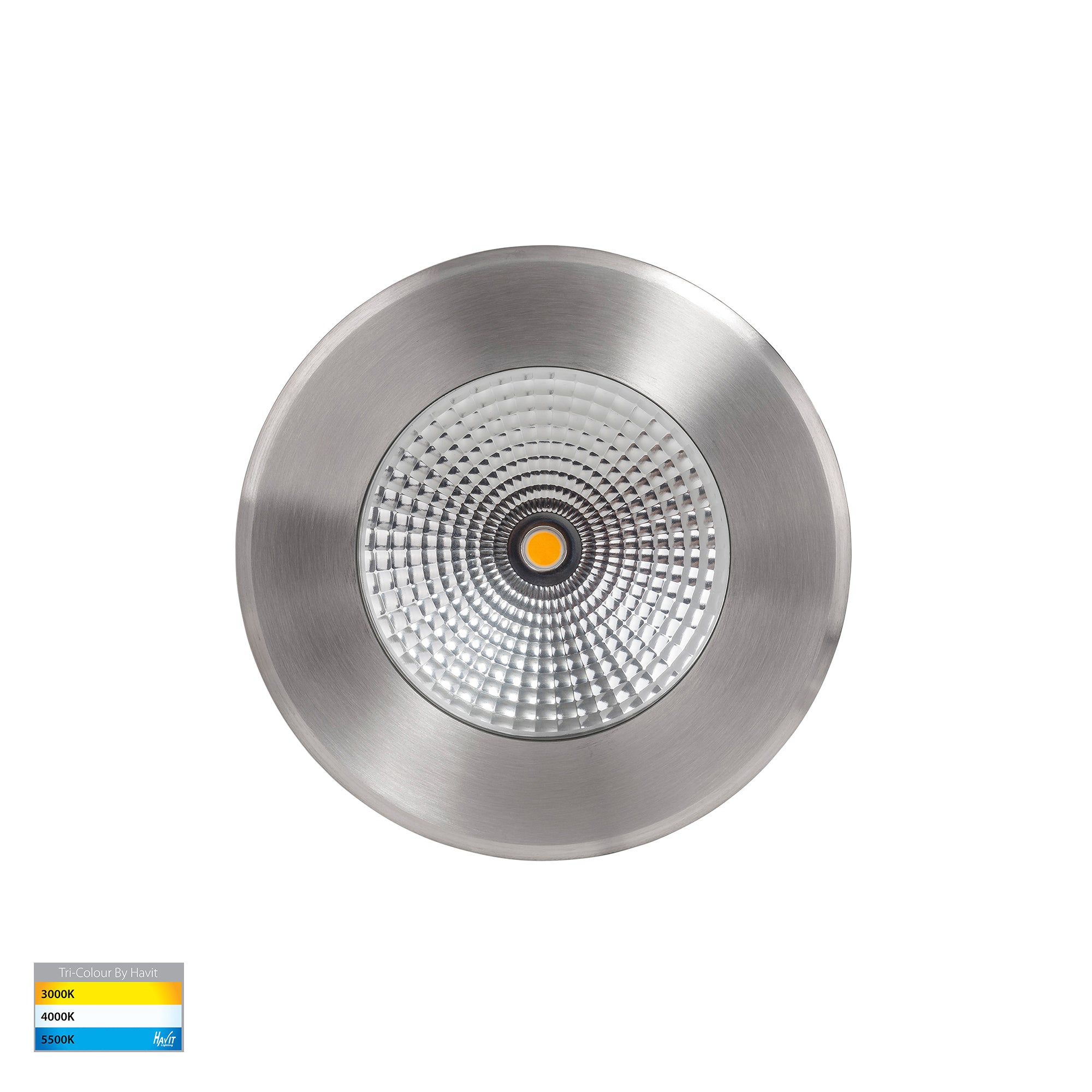 HV1832T-12V | HV1832T-240V - Klip 316 Stainless Steel 10w LED Inground Light