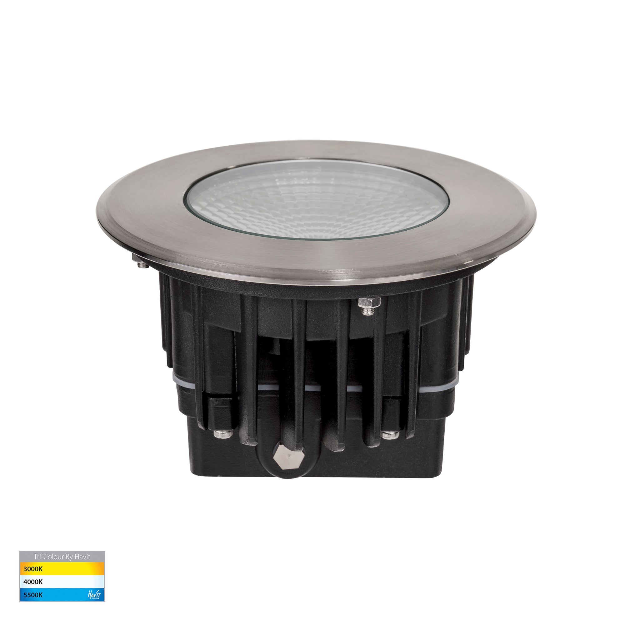 HV1832T-12V | HV1832T-240V - Klip 316 Stainless Steel 10w LED Inground Light