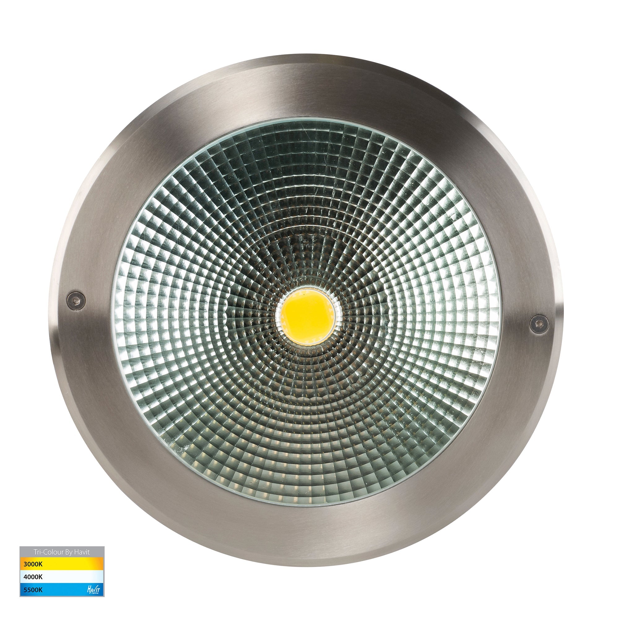 HV1835T-12V | HV1835T-240V - Klip 316 Stainless Steel 30w LED Inground Light