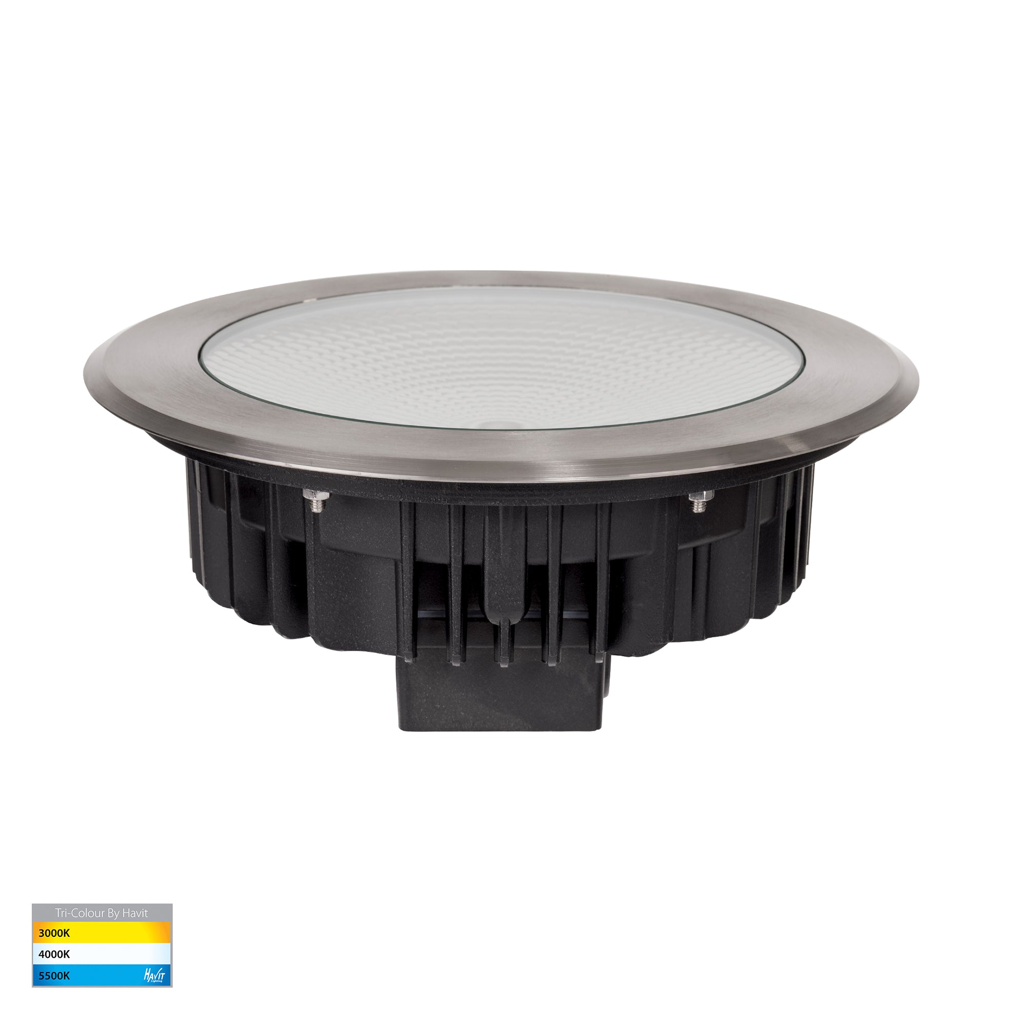 HV1835T-12V | HV1835T-240V - Klip 316 Stainless Steel 30w LED Inground Light