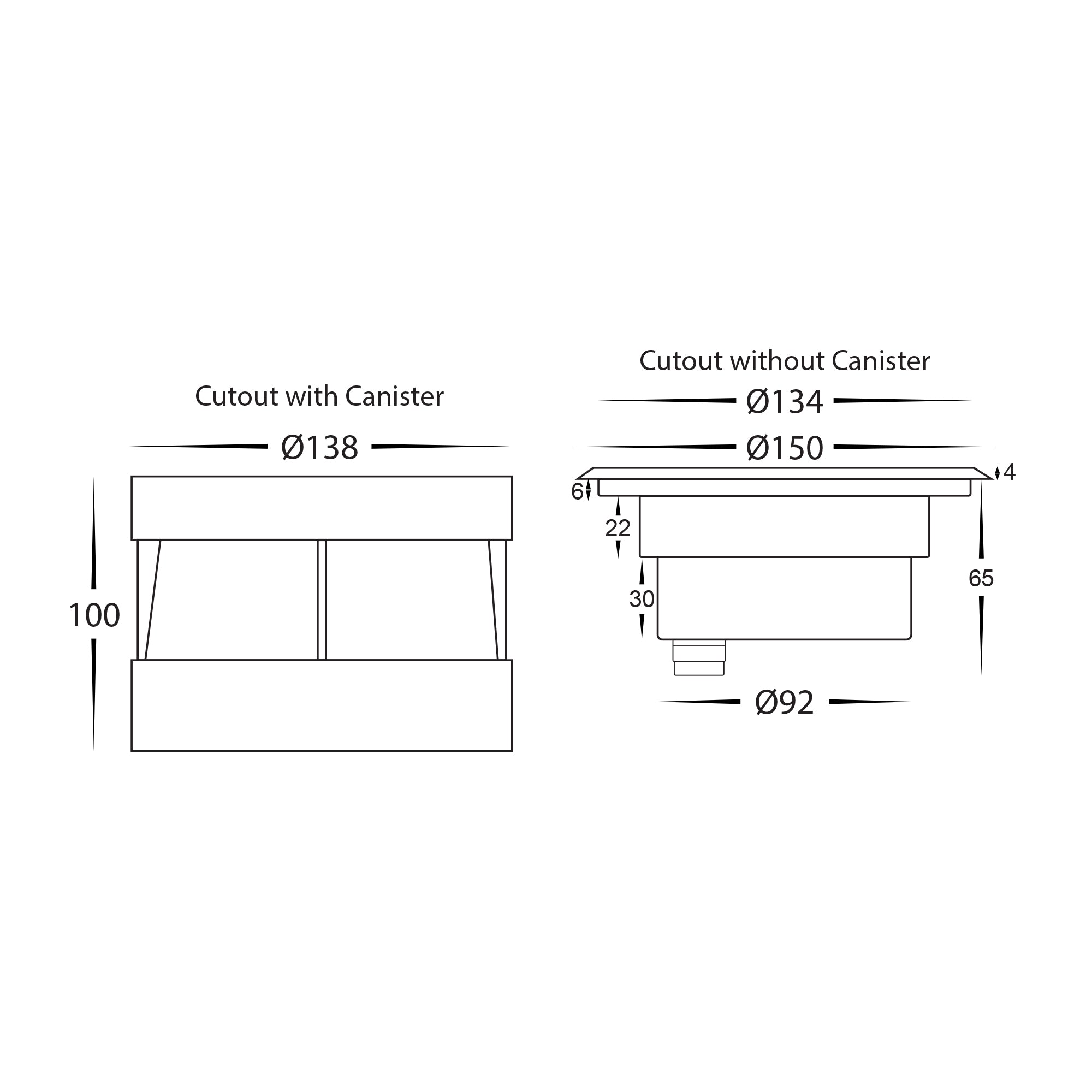 HV1842T - Split 316 Stainless Steel TRI Colour 5w LED Inground Light