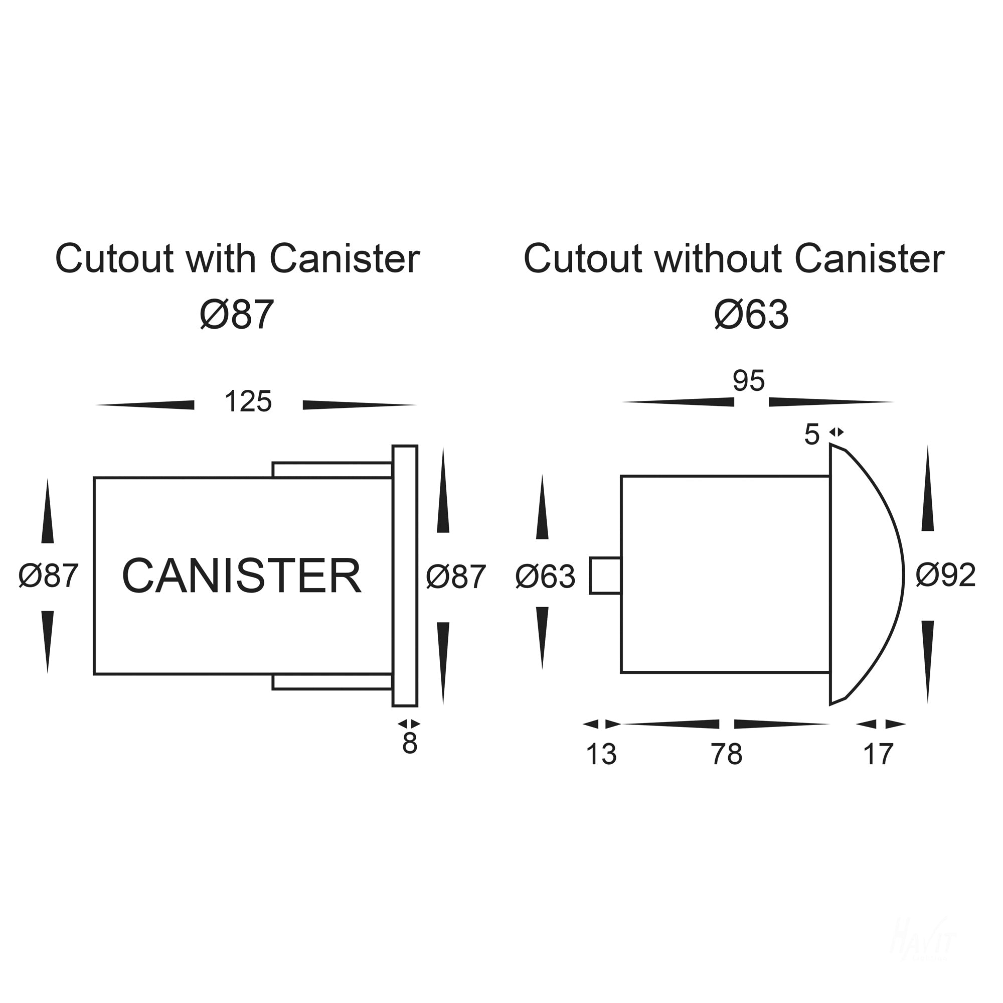 HV19062T - Viale 316 Stainless Steel TRI Colour LED Single Driveway Light