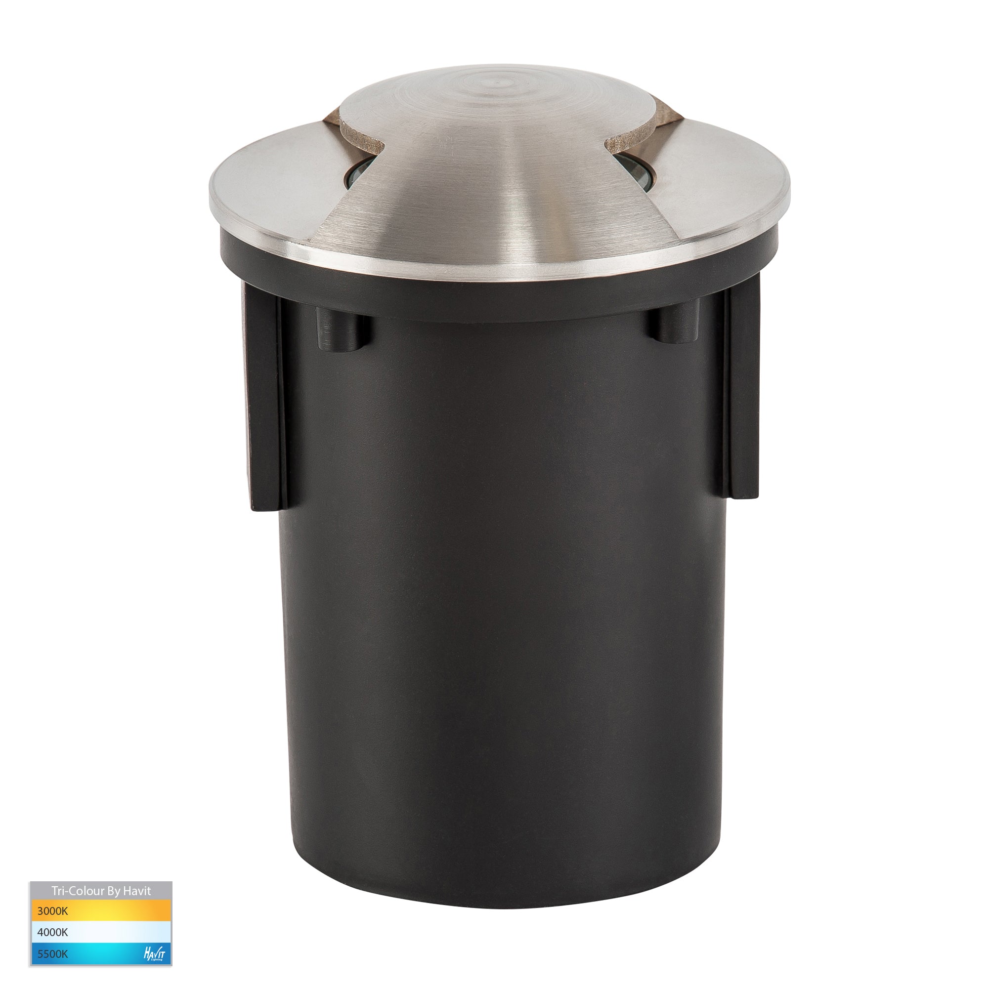 HV19072T - Viale 316 Stainless Steel TRI Colour LED Double Driveway Light