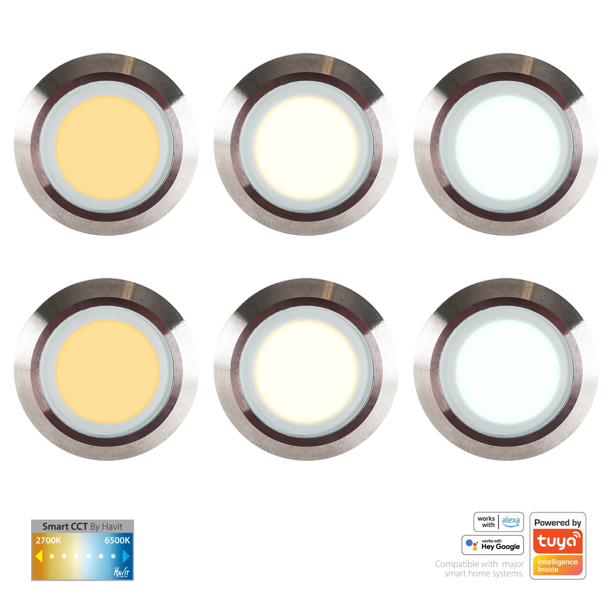 HV2826CCT | HV28261CCT - Flame 316 Stainless Steel CCT Deck Lights