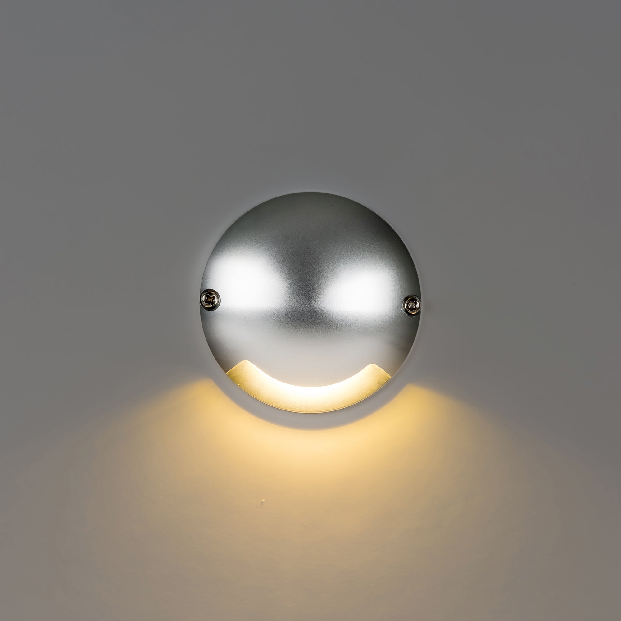 HV2871T-SLV-12V - Dome Silver Aluminium LED One Way Deck Lights