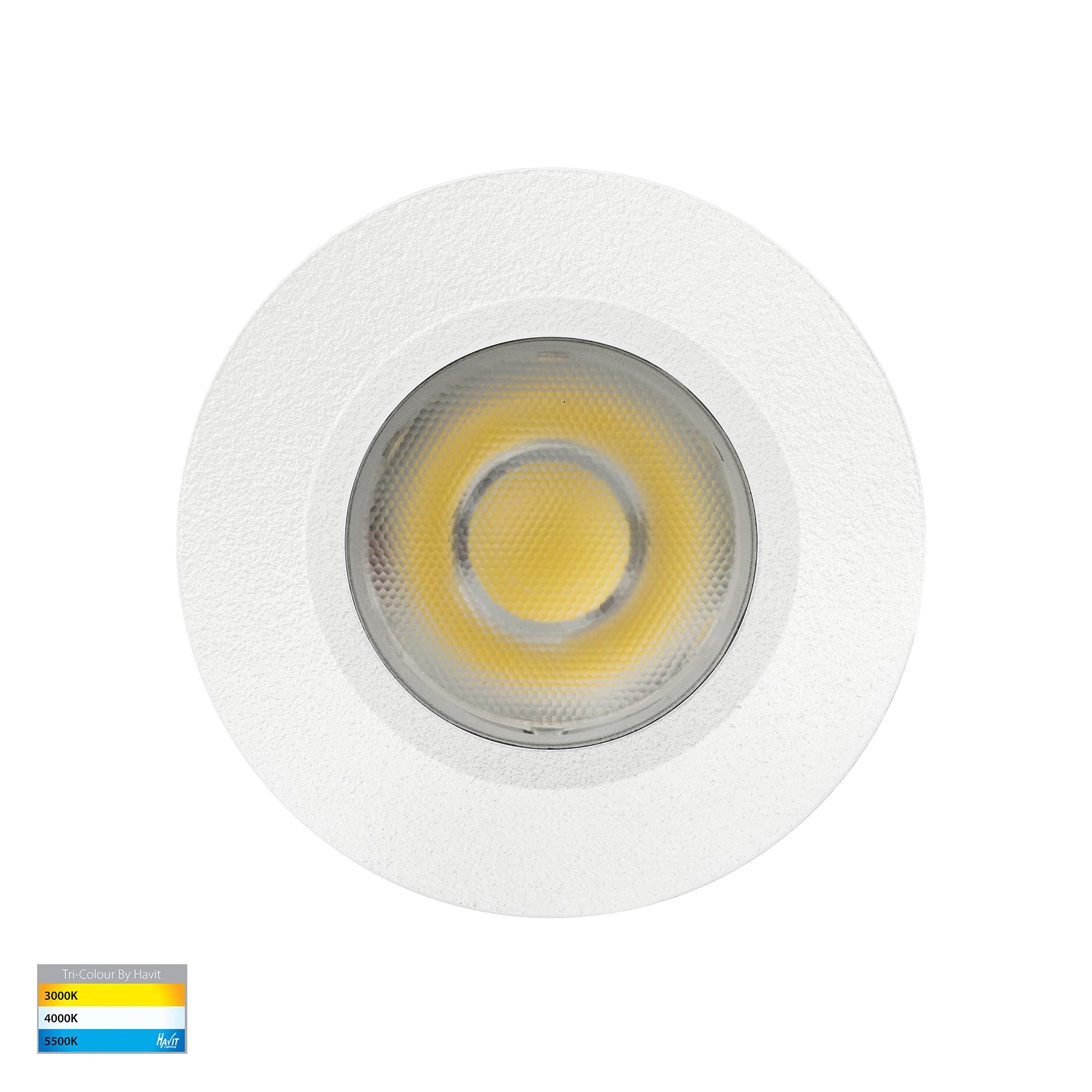 HV2893T-WHT-12V - Dek White 316 Stainless Steel LED Deck or Inground Light