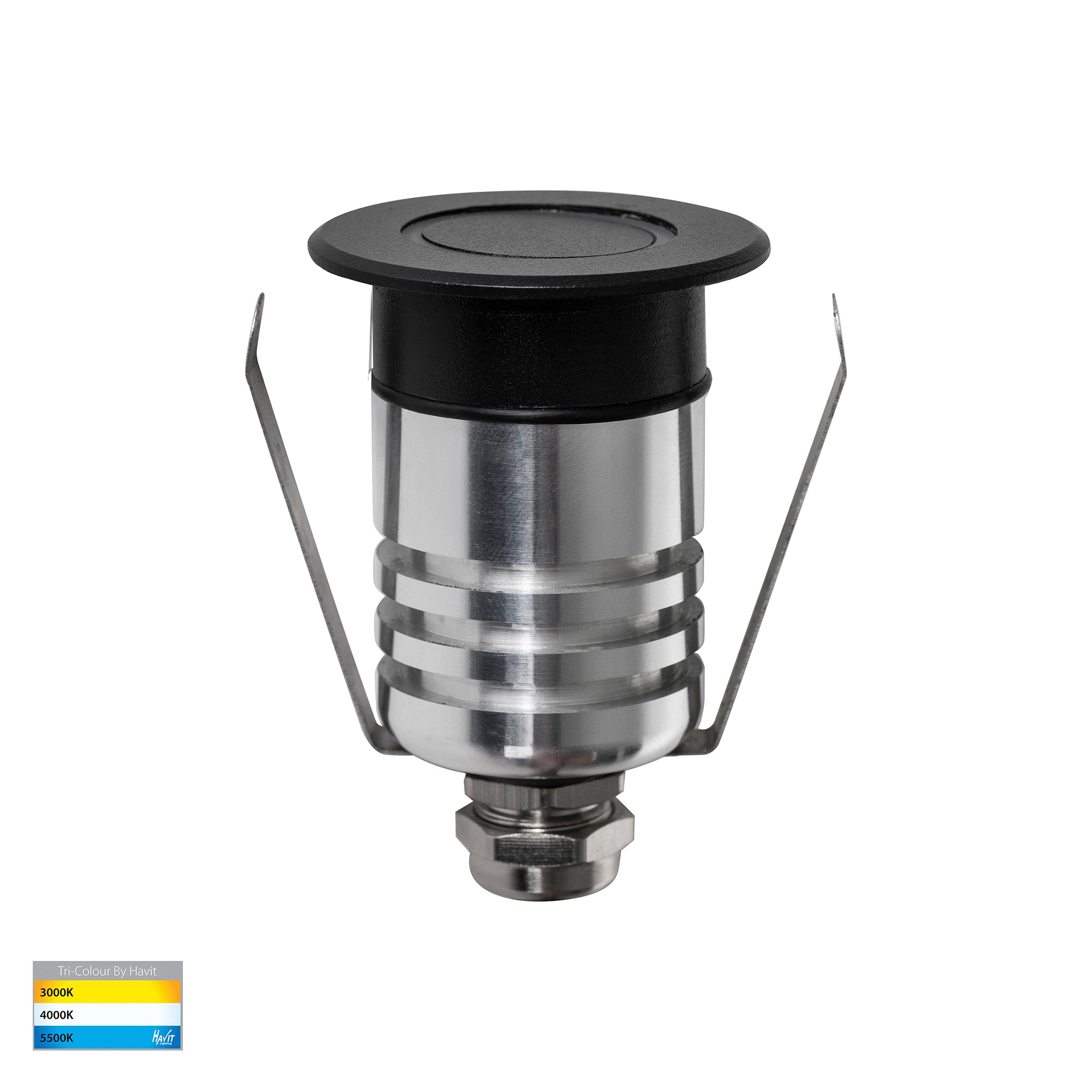 HV2894T-BLK-12V - Brillo Black Aluminium LED Wall or Inground Light