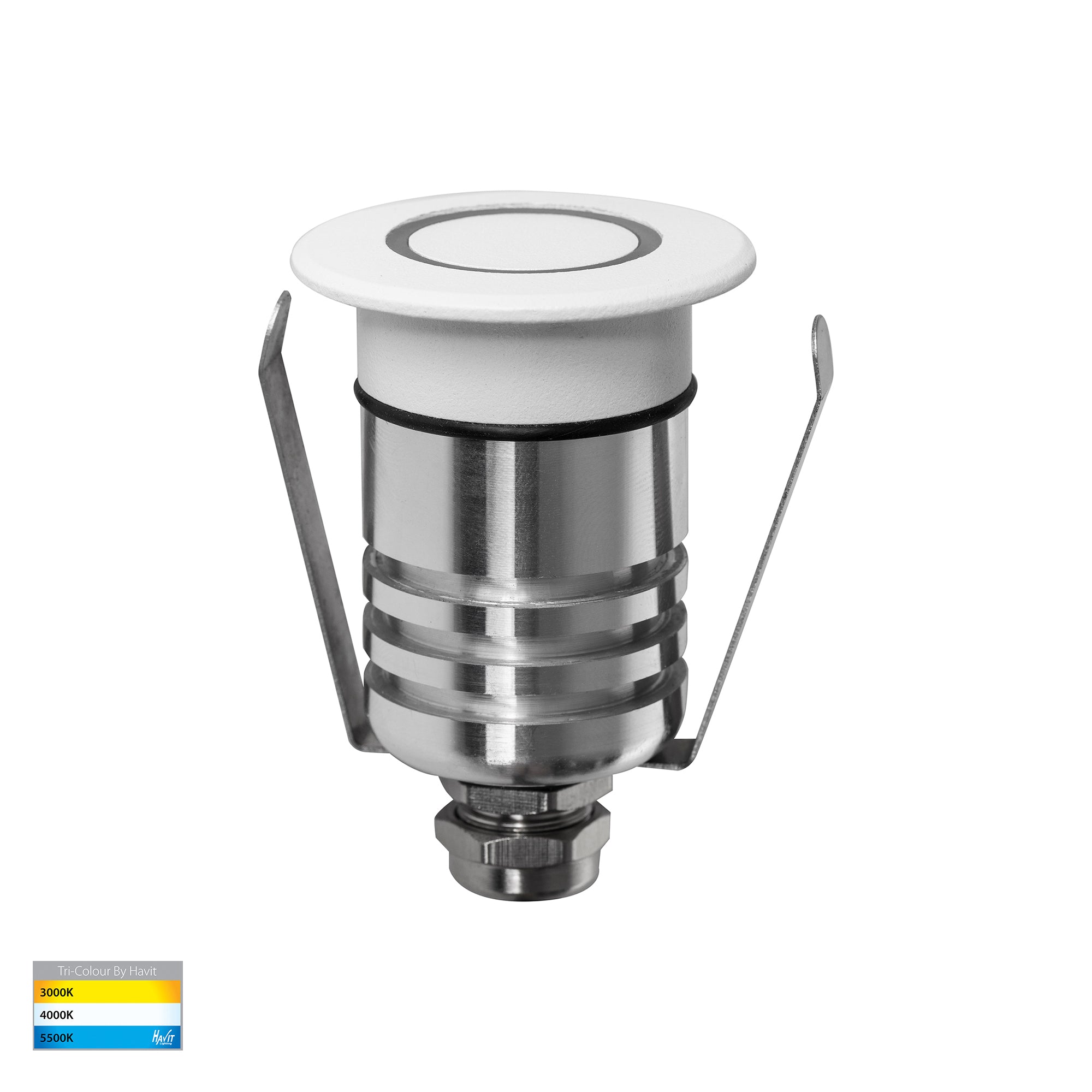 HV2894T-WHT-12V - Brillo White Aluminium LED Wall or Inground Light