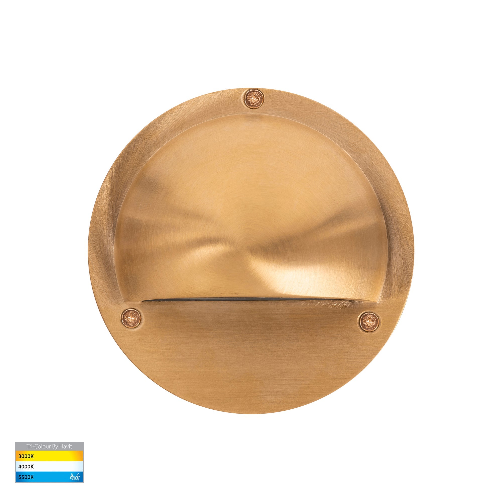 HV2903T-BR - HV2904T-BR - Pinta Solid Brass Step Lights with Eyelid