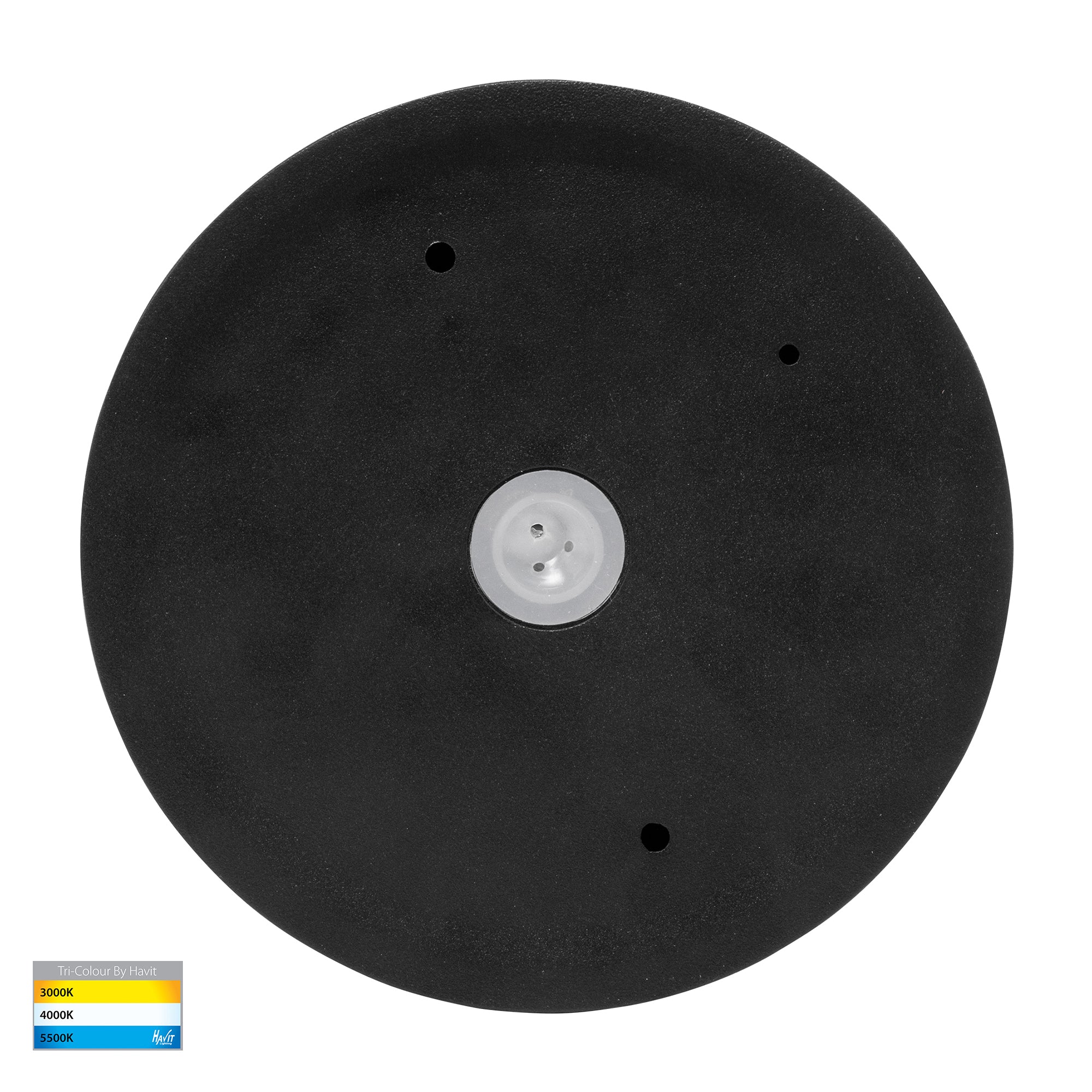 HV2929T-BLK-12V | HV2929T-BLK-240V - Veko Black Step Lights with Eyelid