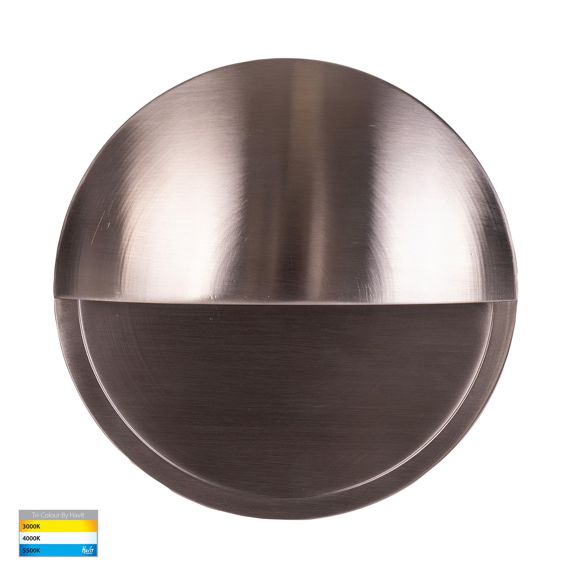 HV2929T-SS316-12V | HV2929T-SS316-240V - Veko 316 Stainless Steel Step Lights with Eyelid