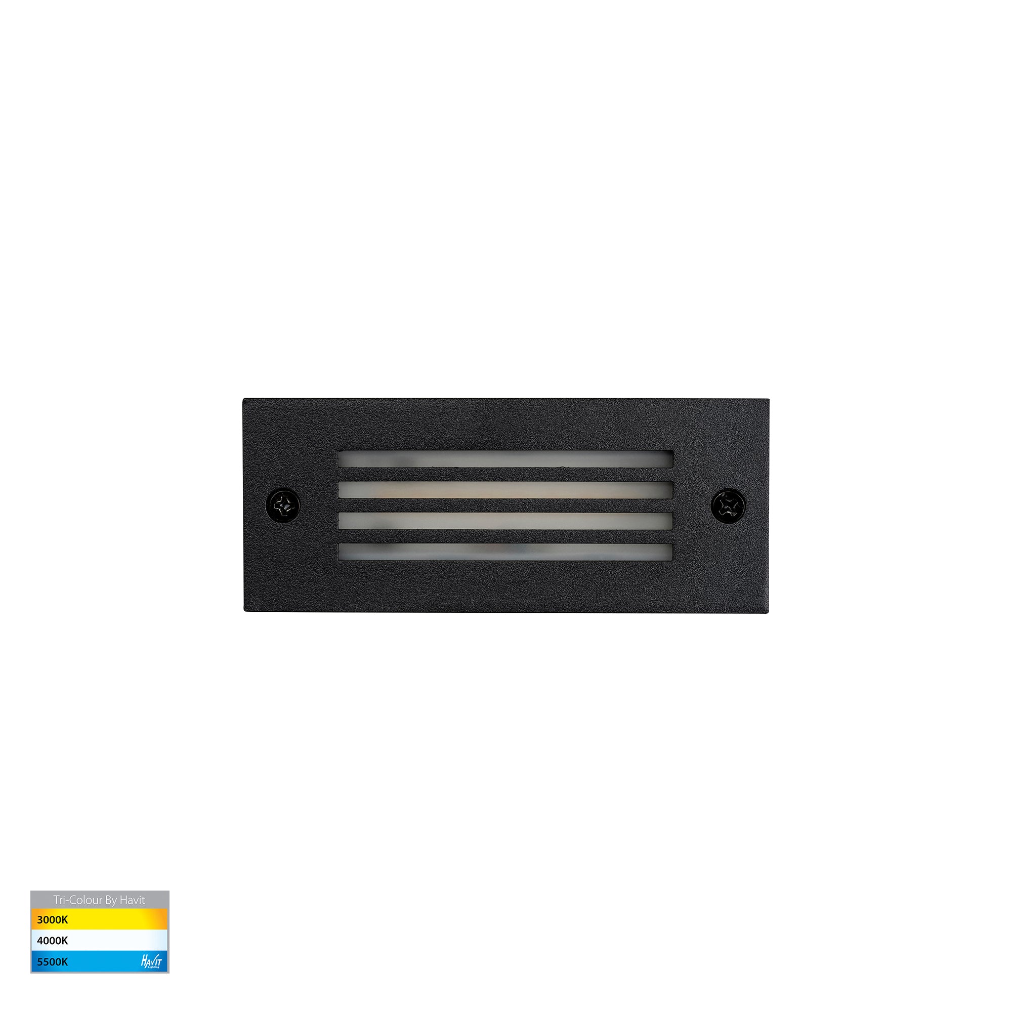 HV3008T-BLK-12V | HV3008T-BLK-240V - Bata Black 3w LED Brick Light