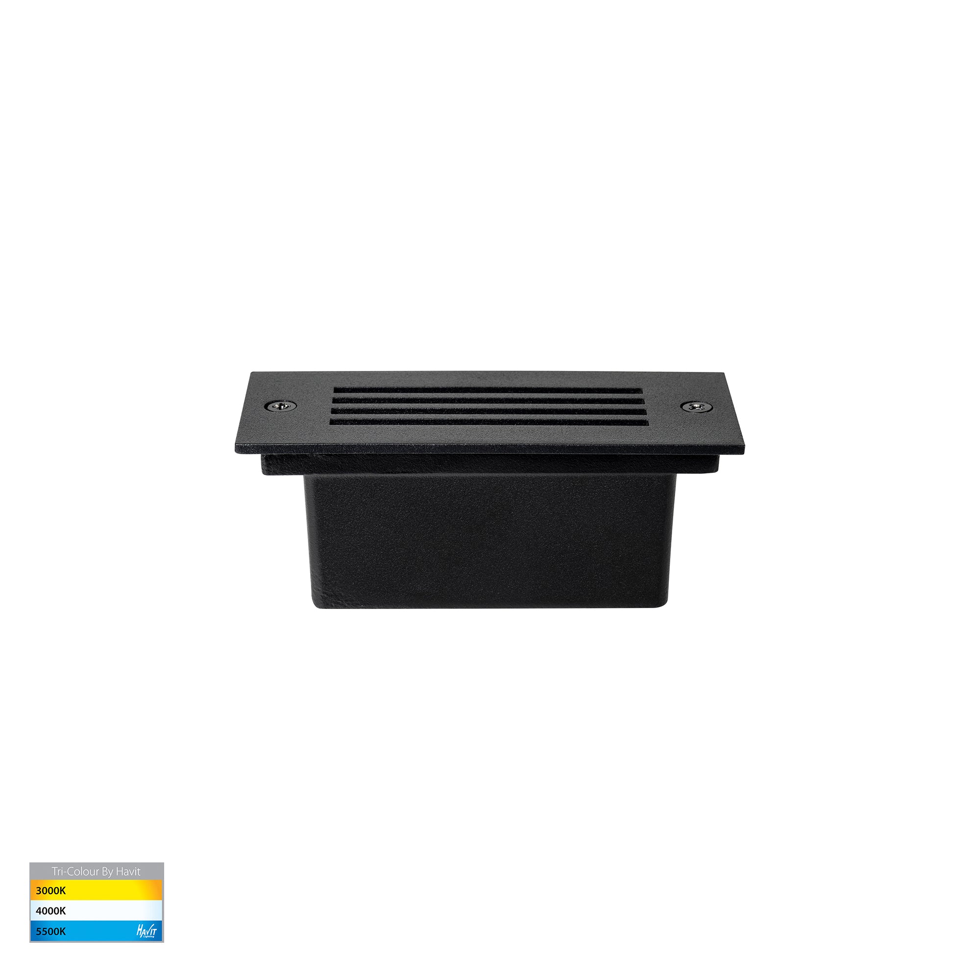 HV3008T-BLK-12V | HV3008T-BLK-240V - Bata Black 3w LED Brick Light