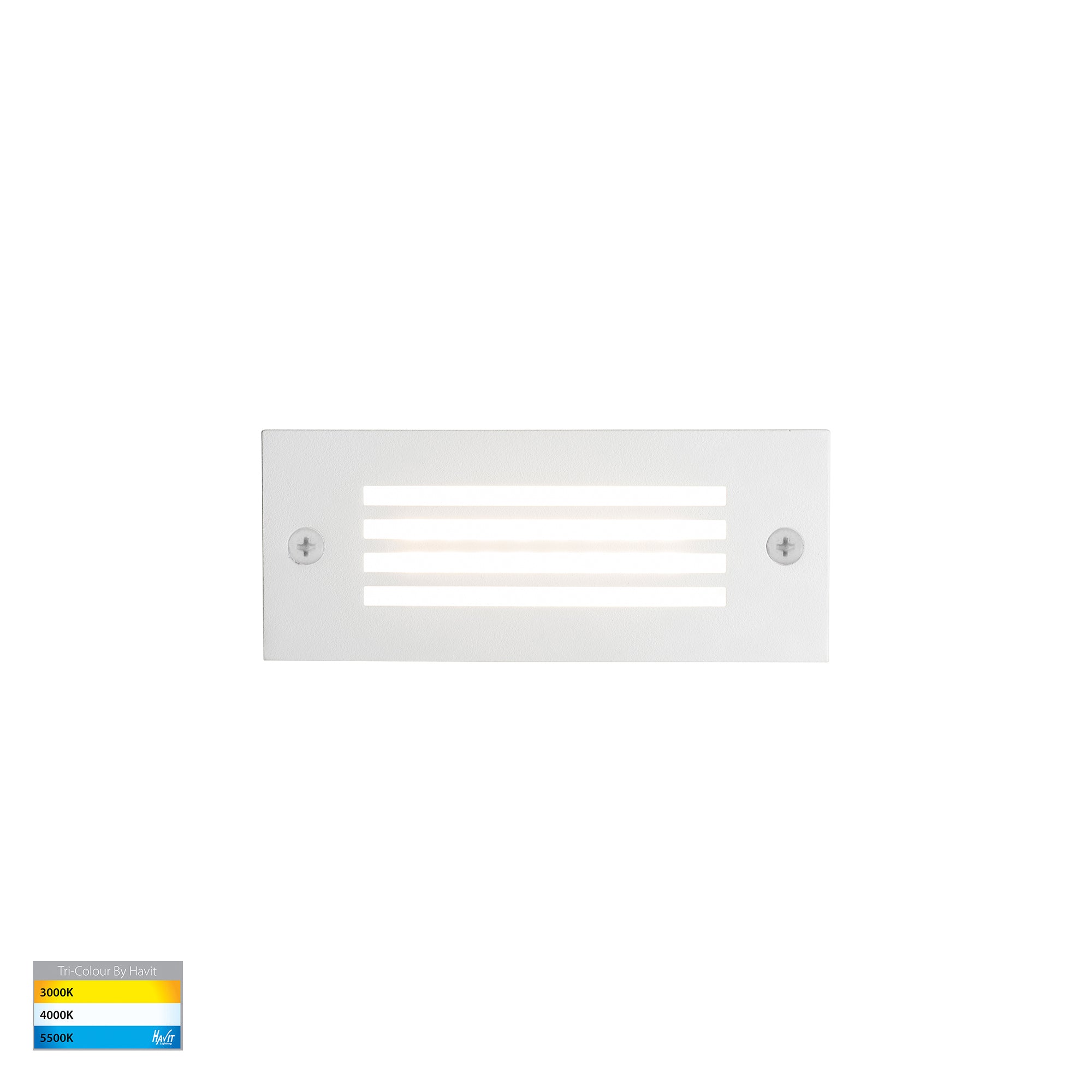 HV3008T-WHT-12V | HV3008T-WHT-240V - Bata White 3w LED Brick Light
