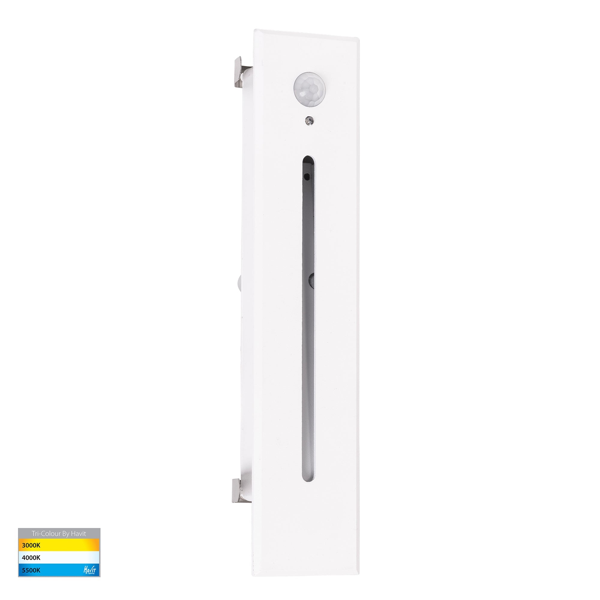 HV3106T-WHT-240V-PIR - Paso White Recessed LED Step Light with Sensor