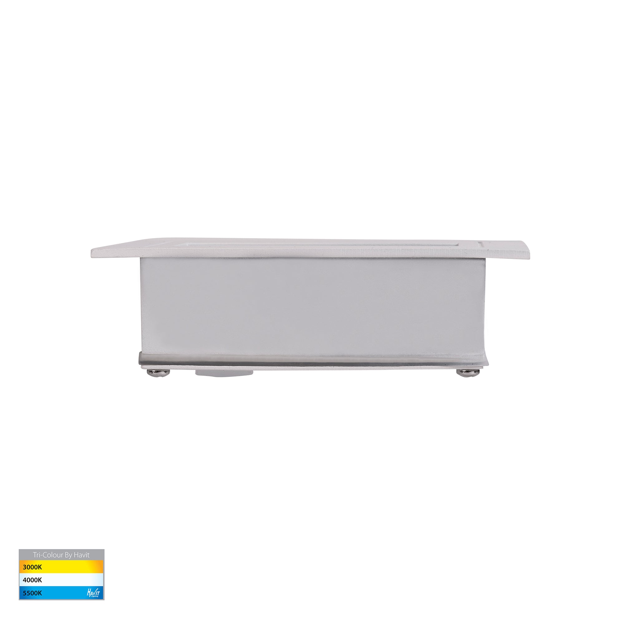 HV3113T-WHT-240V | HV3113T-WHT-12V - Trin White Rectangular Recessed LED Step Light