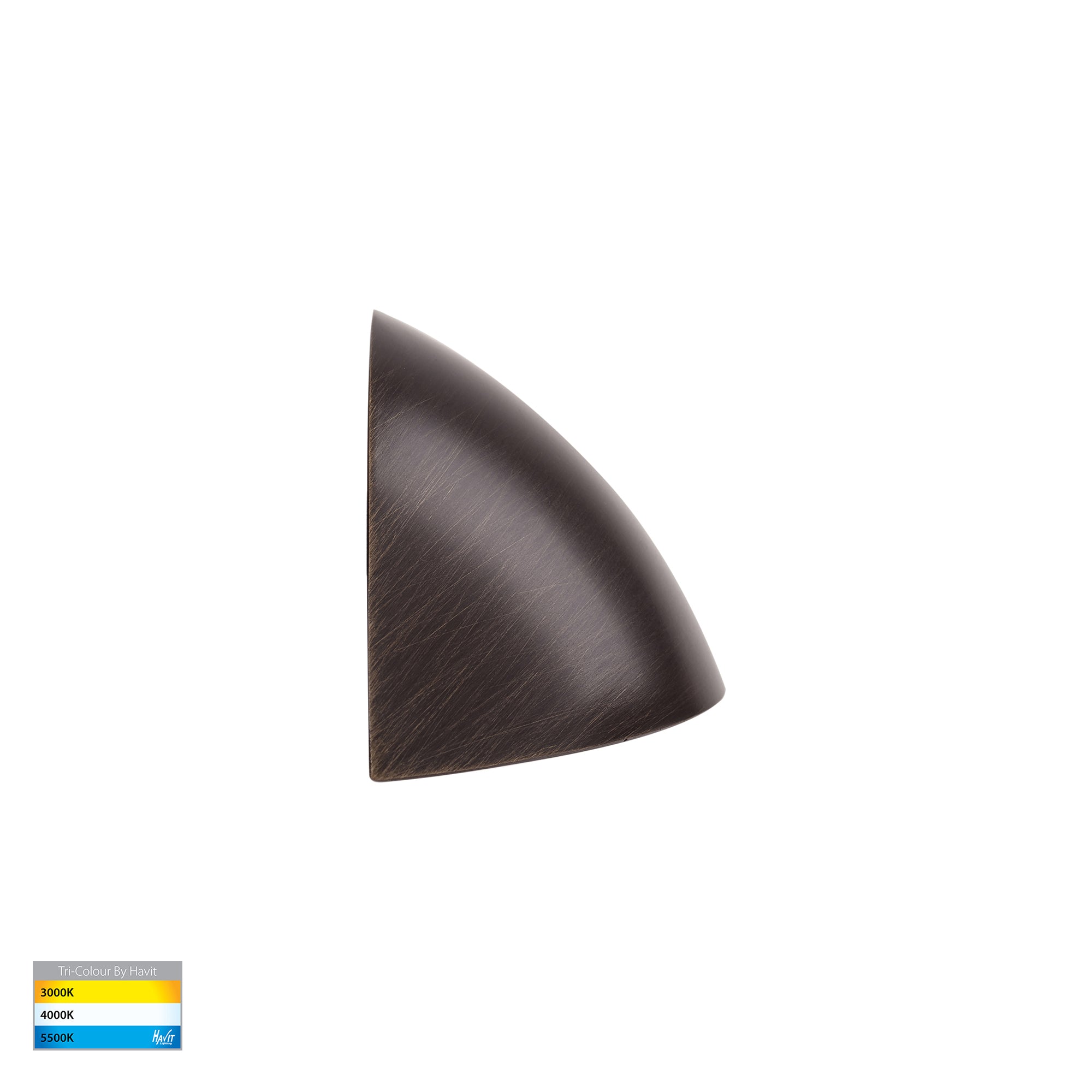 HV3251T-AB-12V - Curva Antique Brass LED Step Light