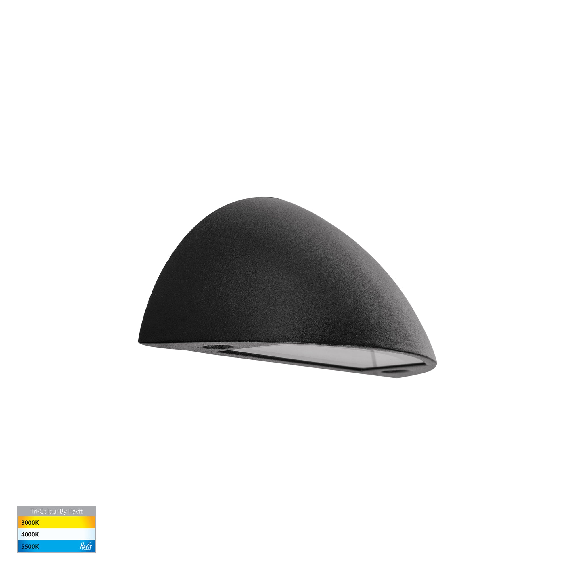 HV3251T-BLK-12V - Curva Black LED Step Light