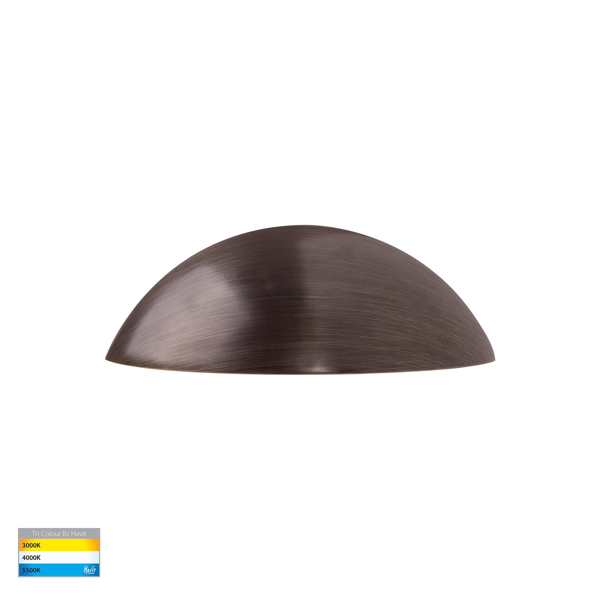 HV3252T-AB-12V - Curva Antique Brass LED Step Light