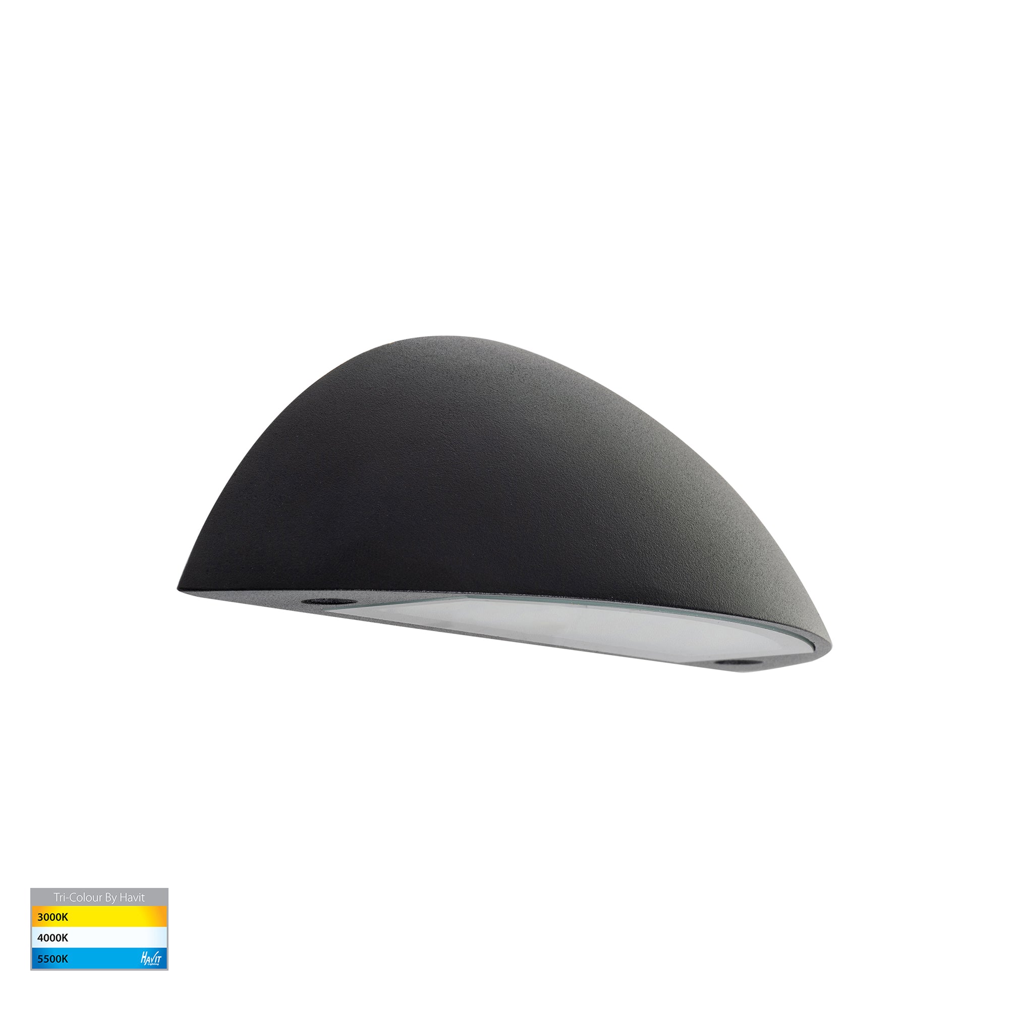 HV3252T-BLK-12V - Curva Black LED Step Light