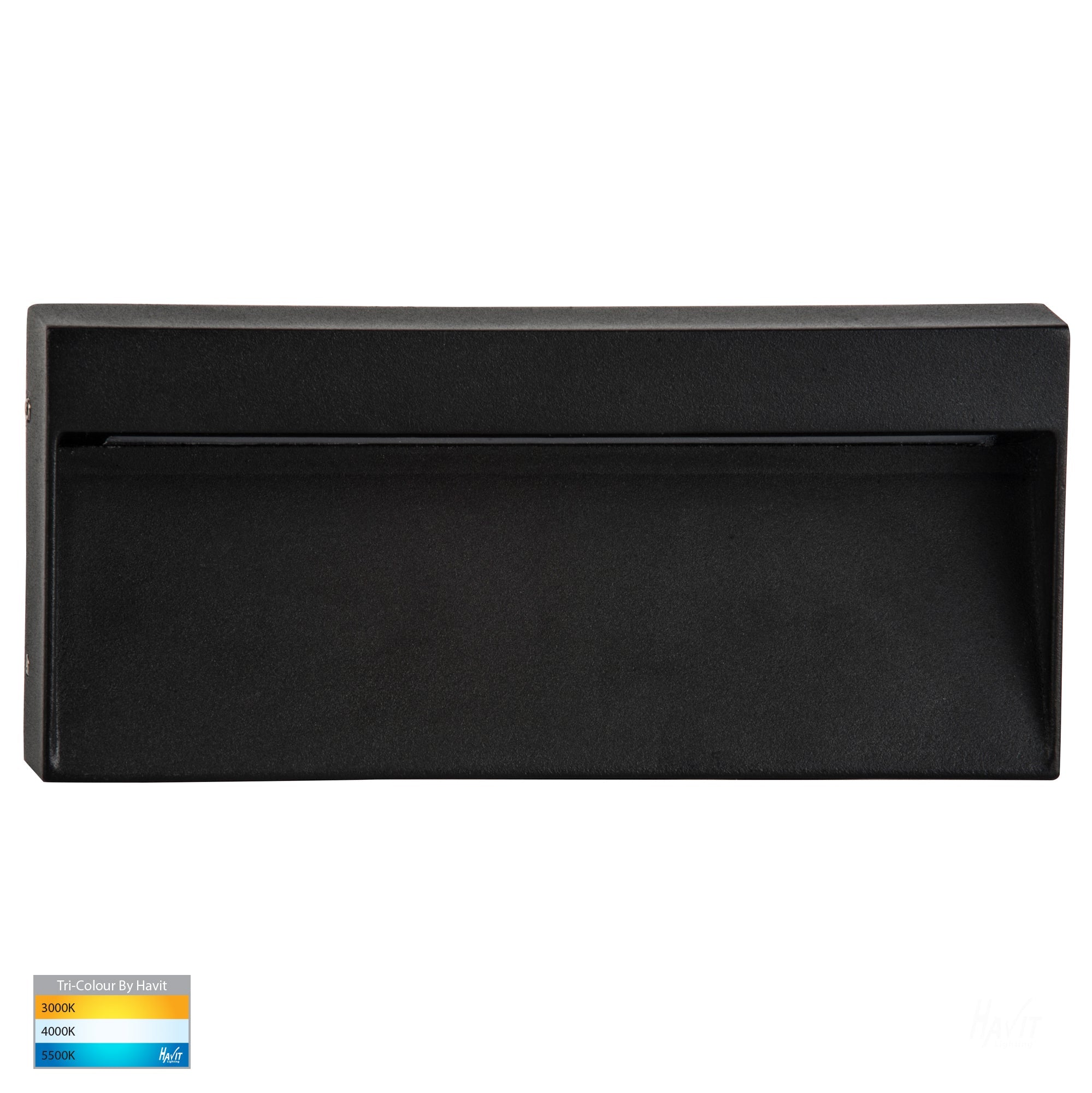 HV3275T-BLK - Virsma Black Rectangle LED Step lights