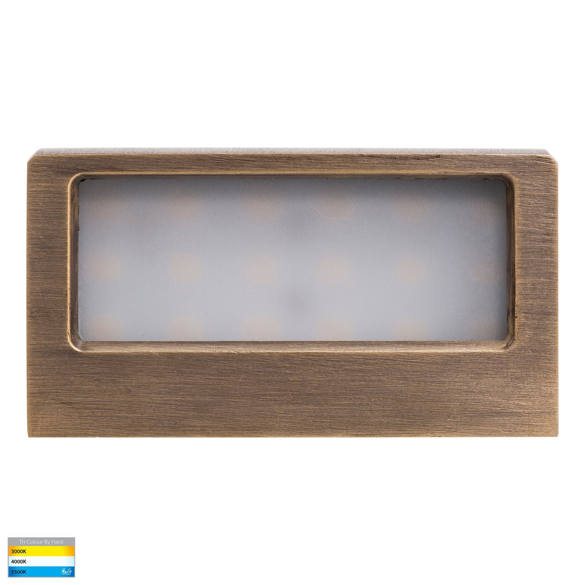 HV3283T-BRZ - Ridge Solid Bronze LED Step Light