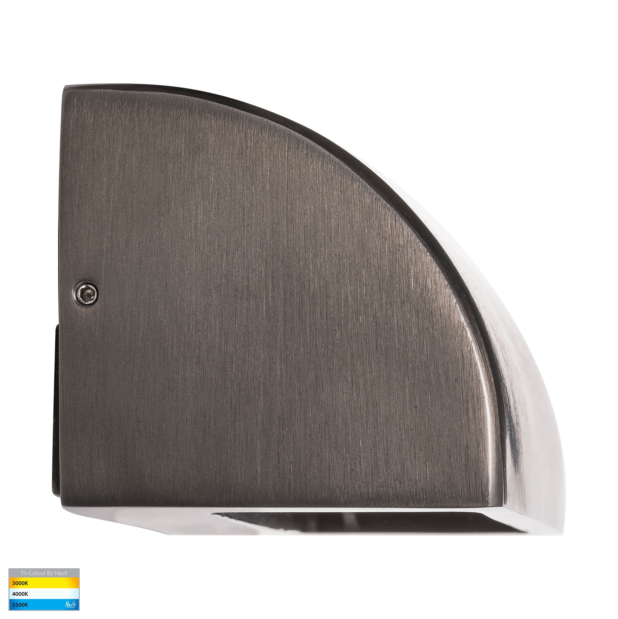 HV3283T-GPH- Ridge Graphite LED Step Light