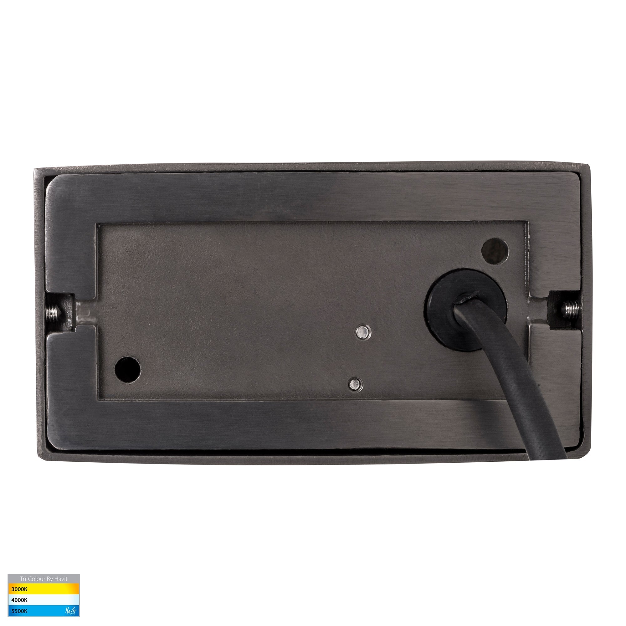 HV3283T-GPH- Ridge Graphite LED Step Light