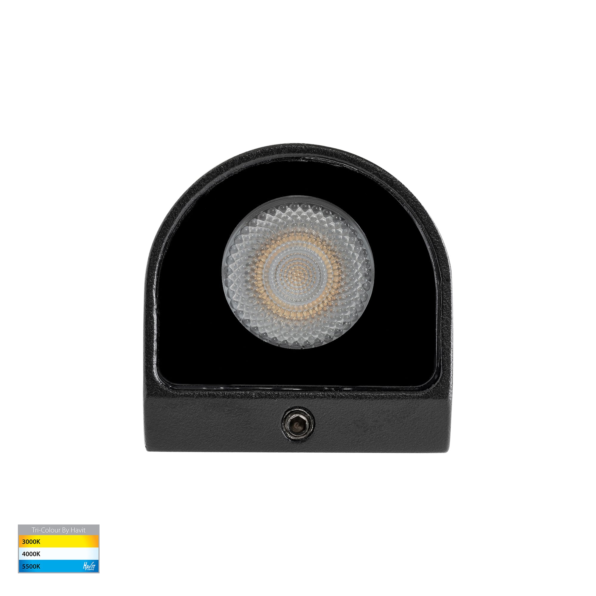 HV3284T-BLK-12V - Patra Black Surface Mounted LED Wall Light