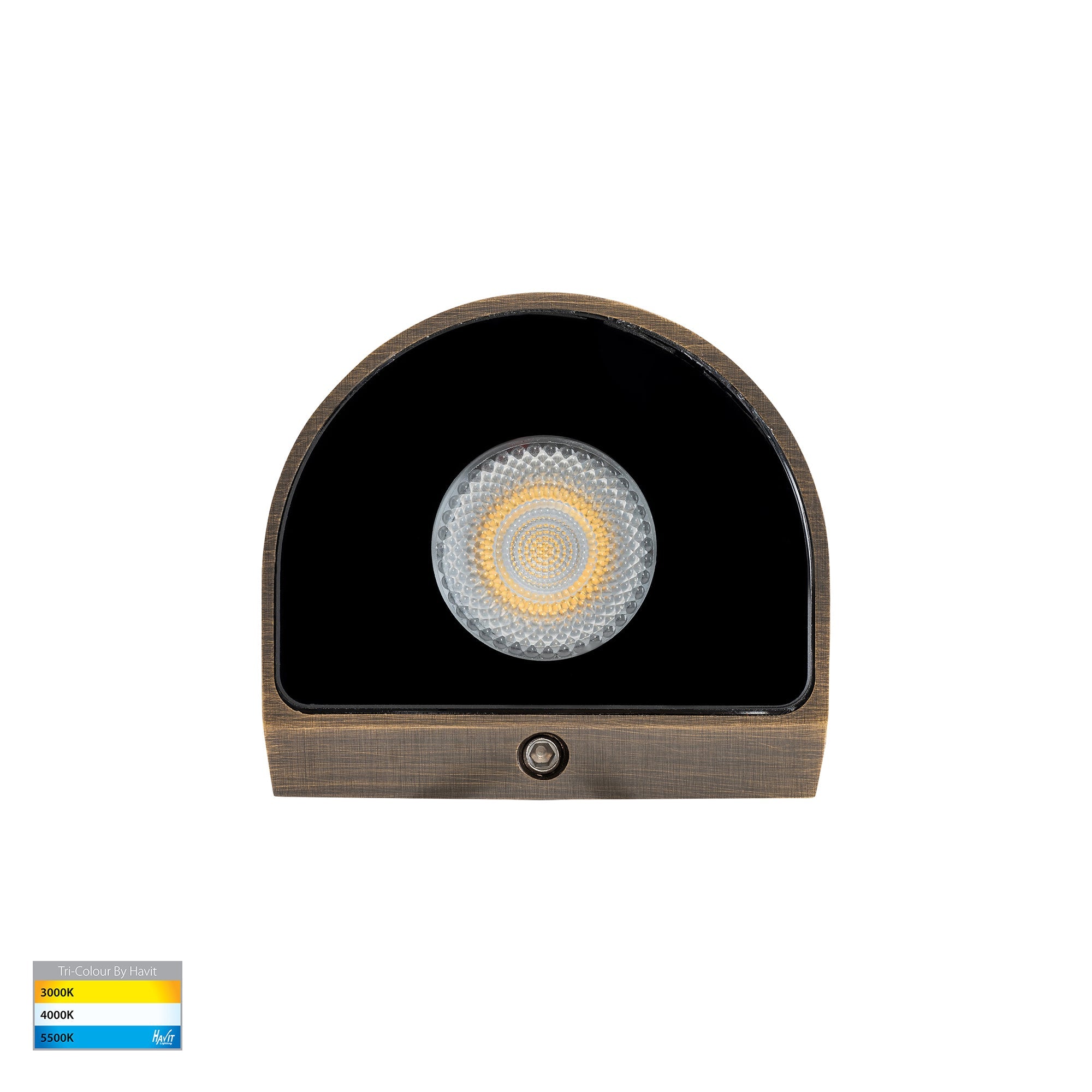 HV3285T-AB-12V - Kaval Antique Brass Surface Mounted LED Wall Light