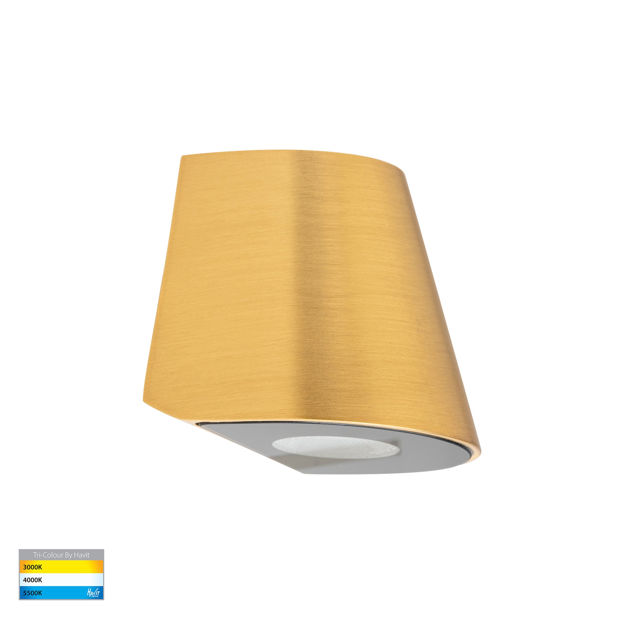 HV3285T-BR-12V - Kaval Solid Brass Surface Mounted LED Wall Light