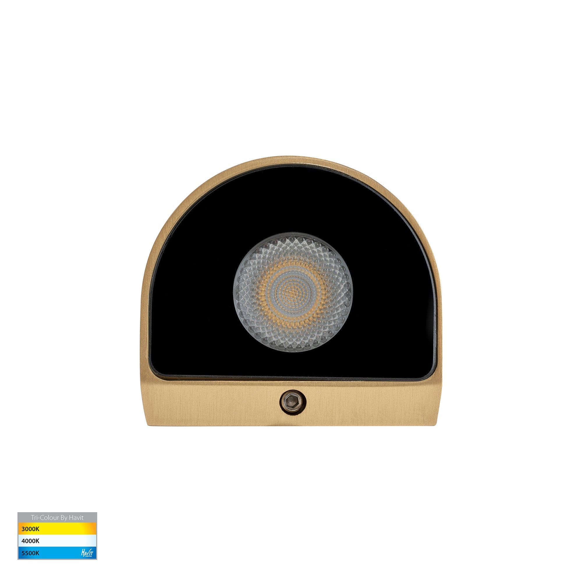 HV3285T-BR-12V - Kaval Solid Brass Surface Mounted LED Wall Light