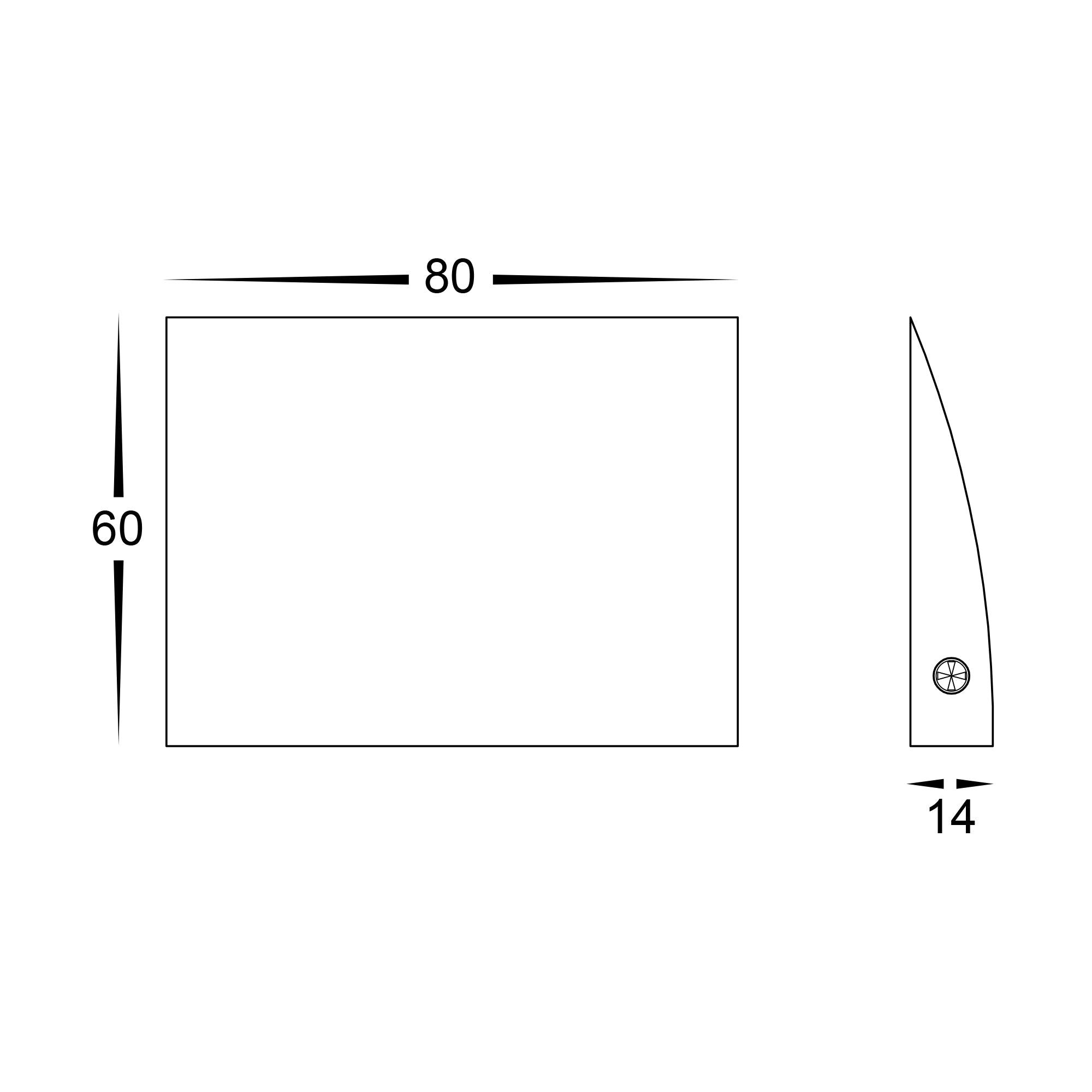 HV3291T-BLK-12V - Pelase Black LED Step Light