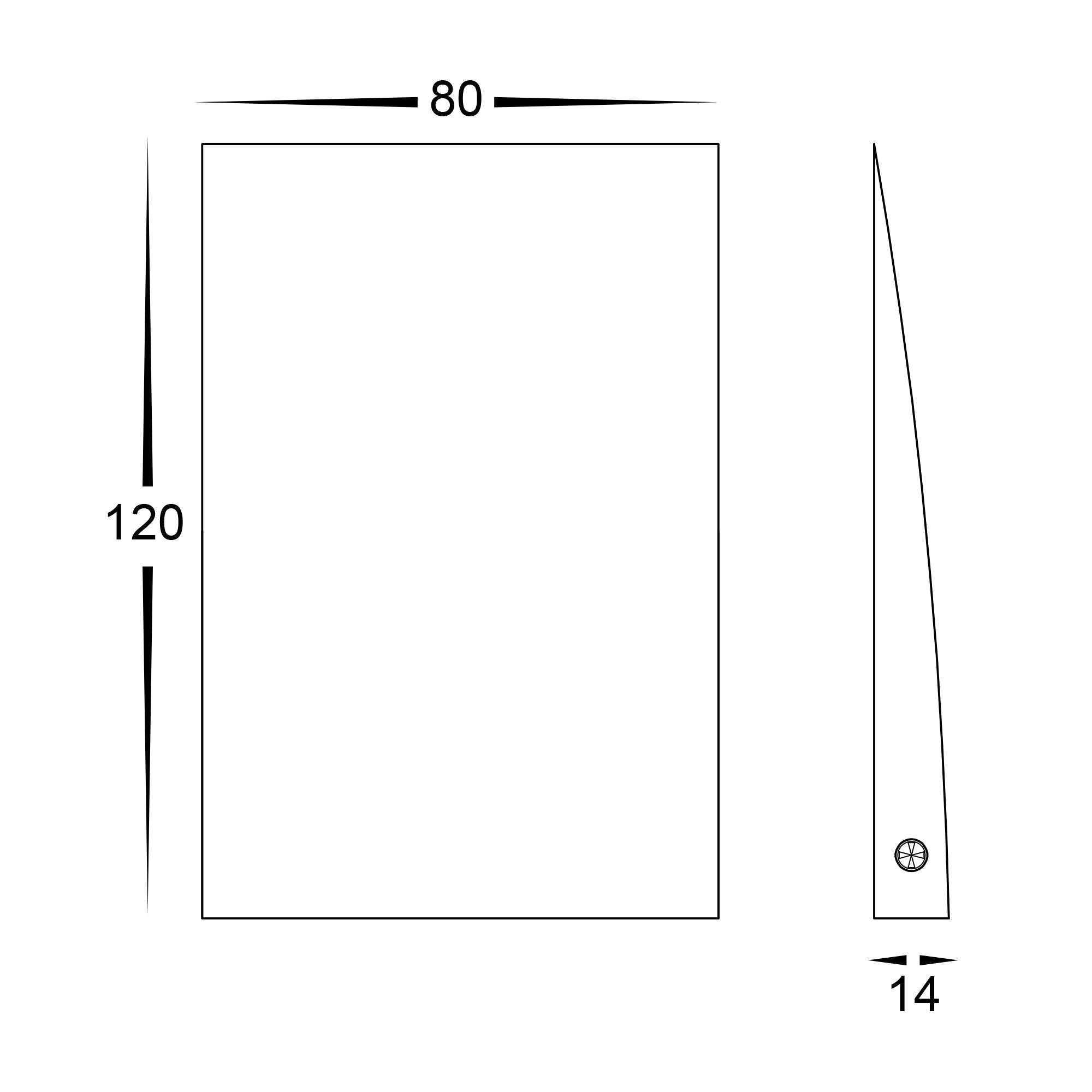 HV3292T-AB-12V - Pelase Antique Brass LED Step Light