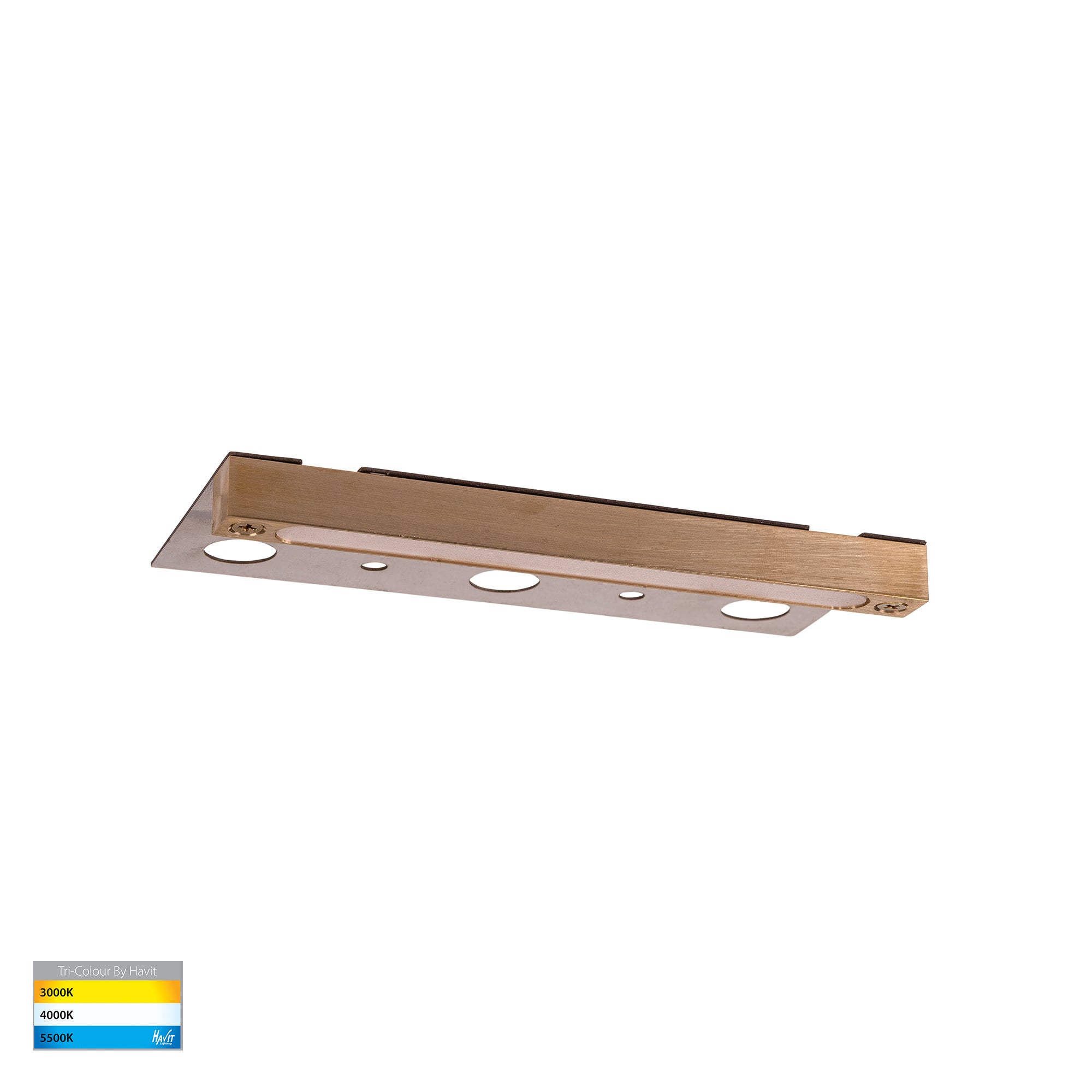 HV3298T-BR-12V - Preston Solid Brass LED Coping Light