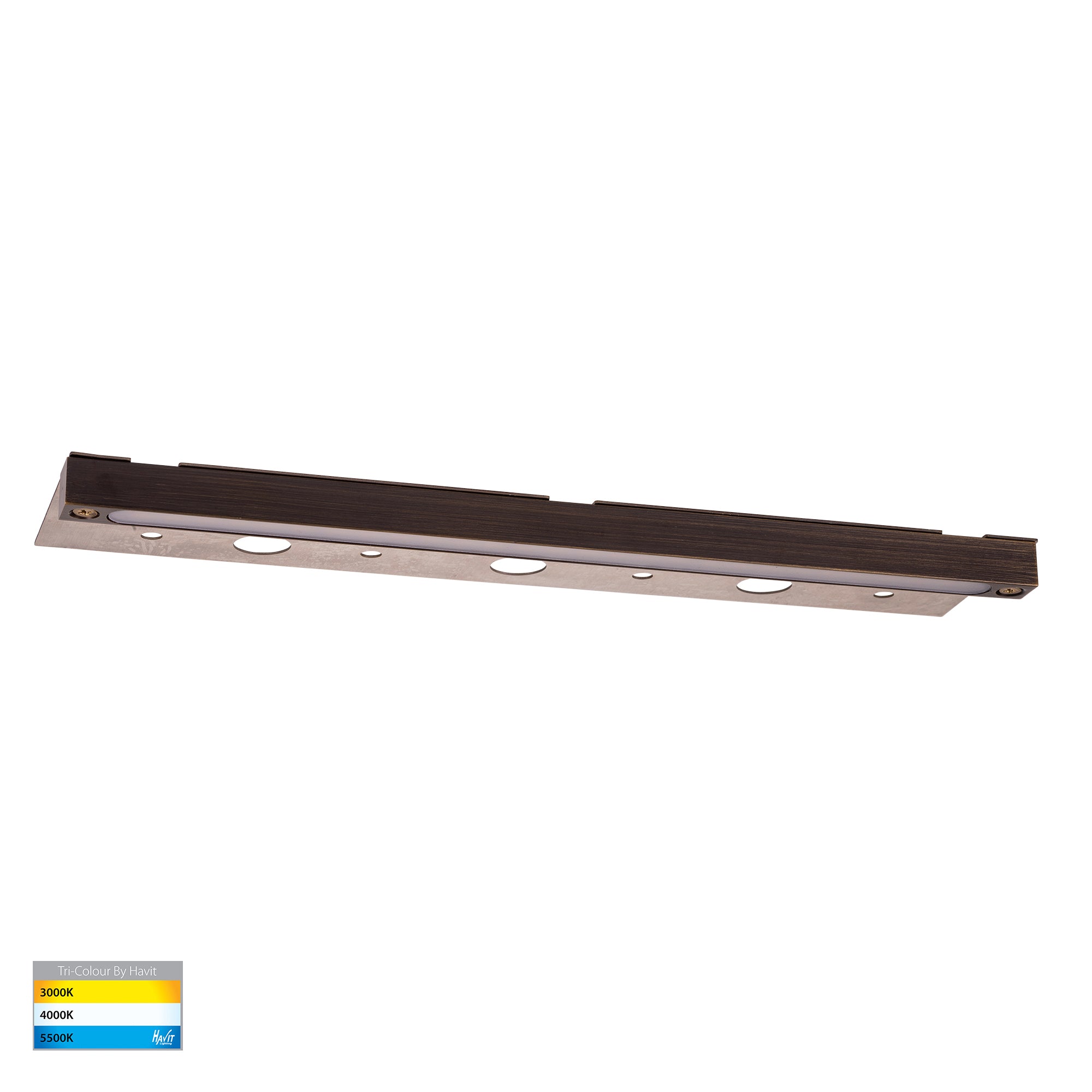 HV3299T-AB-12V - Preston Antique Brass LED Coping Light
