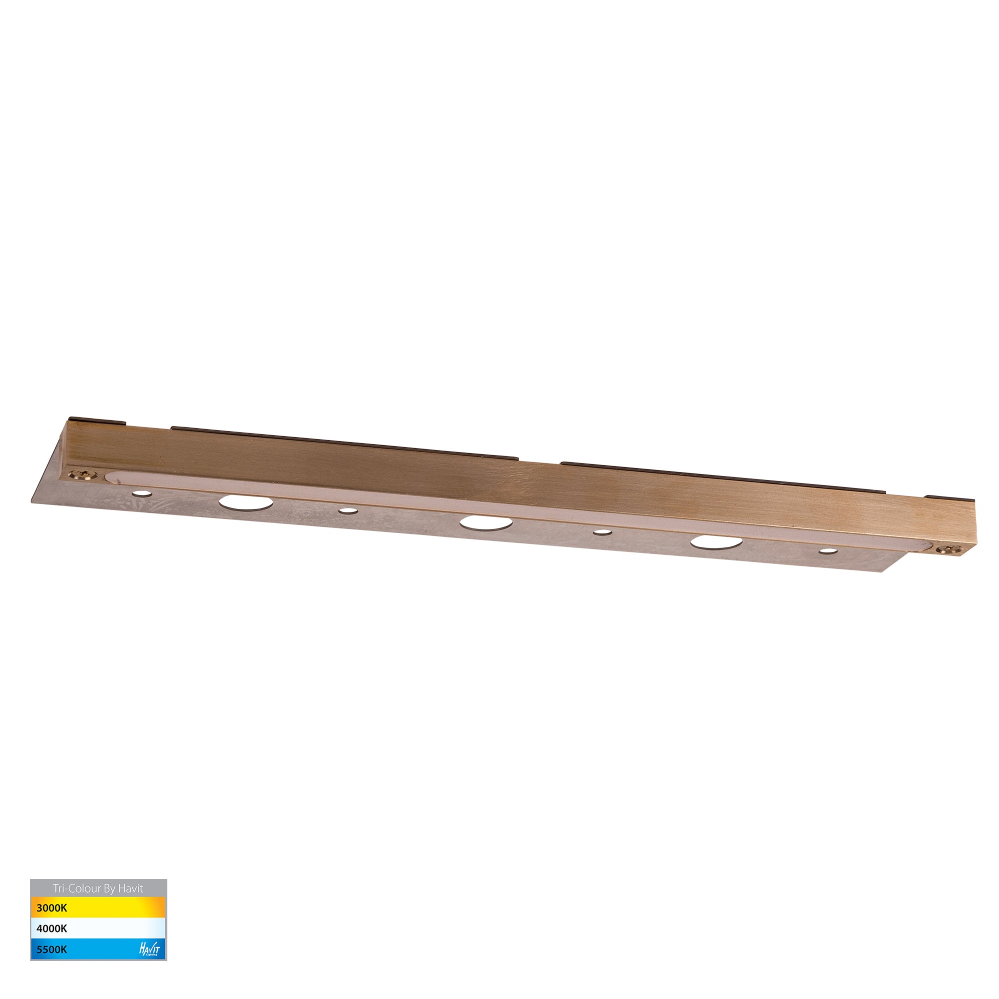 HV3299T-BR-12V - Preston Solid Brass LED Coping Light