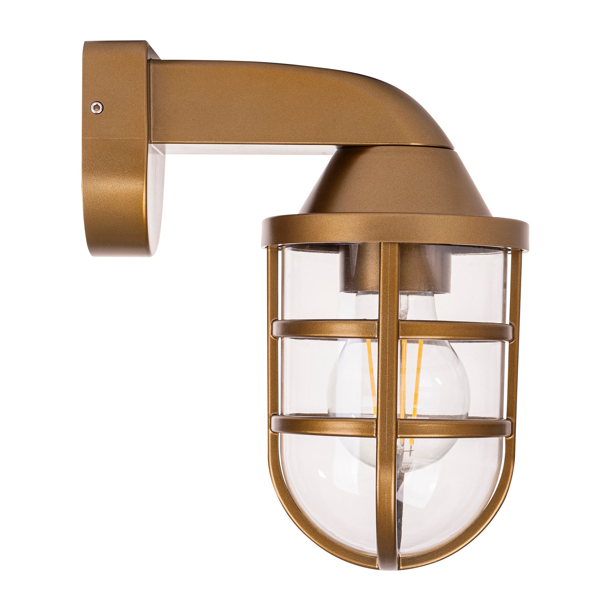 HV3511W-PB - Marina Polycarbonate Brass Wall Light