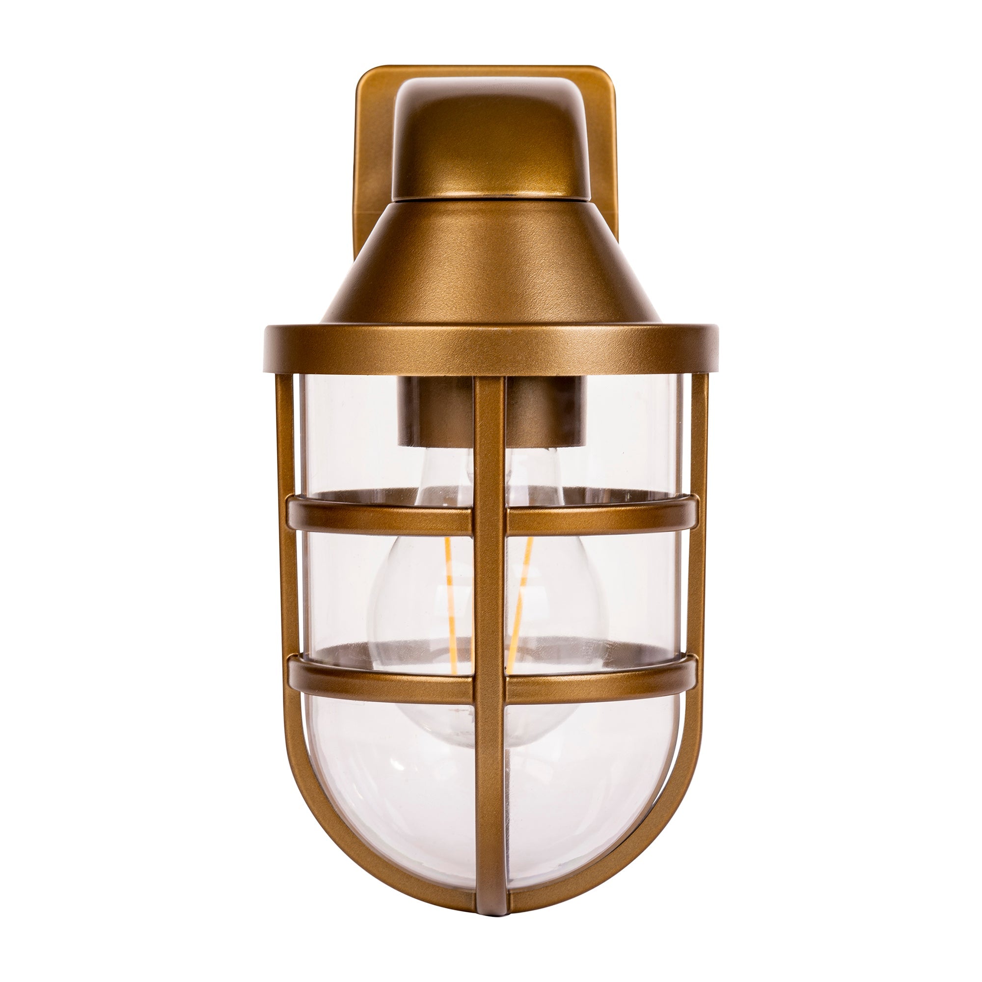 HV3511W-PB - Marina Polycarbonate Brass Wall Light