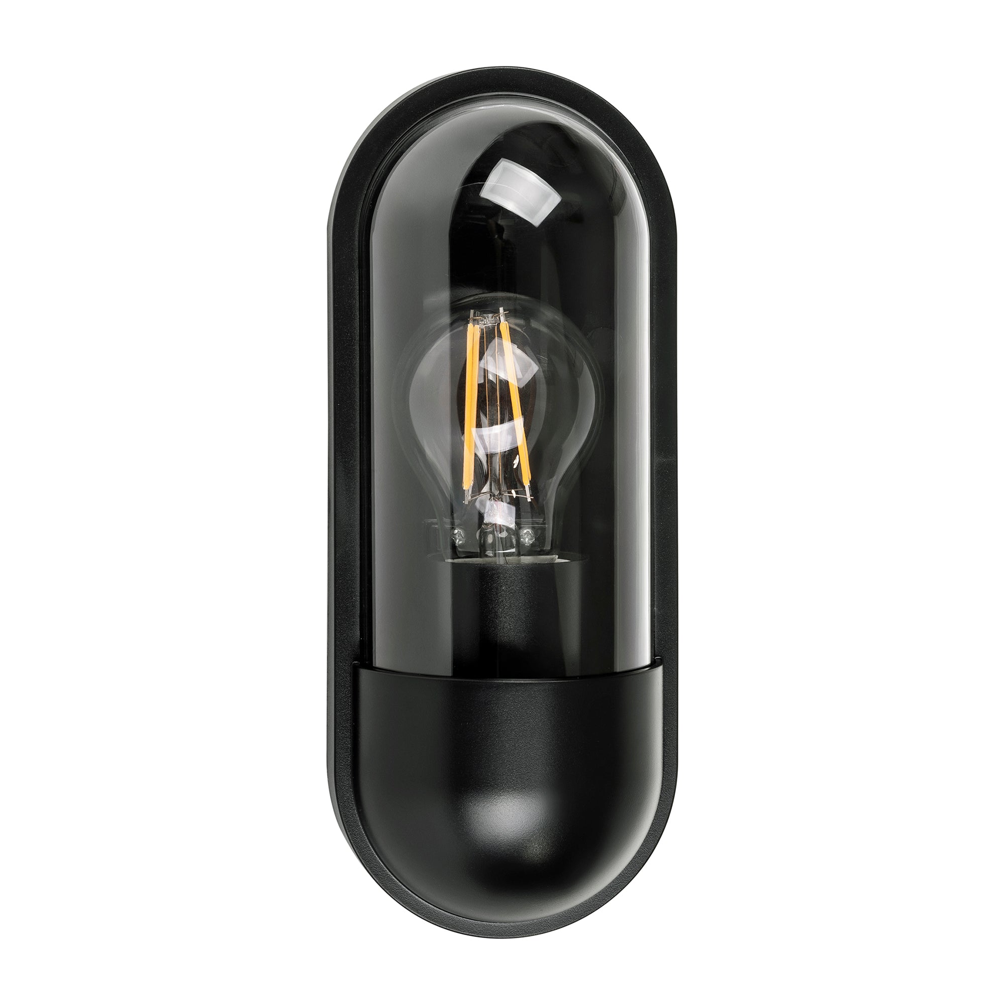 HV3512W-BLK- Lume Polycarbonate Black Wall Light