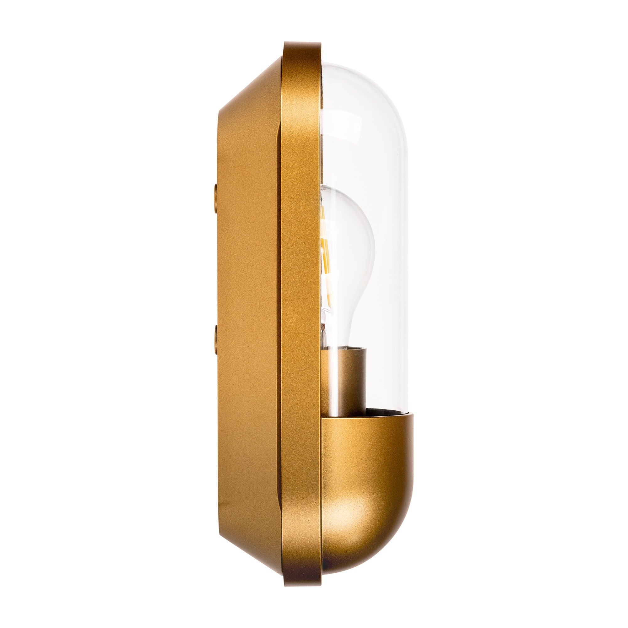HV3512W-PB - Lume Polycarbonate Brass Wall Light