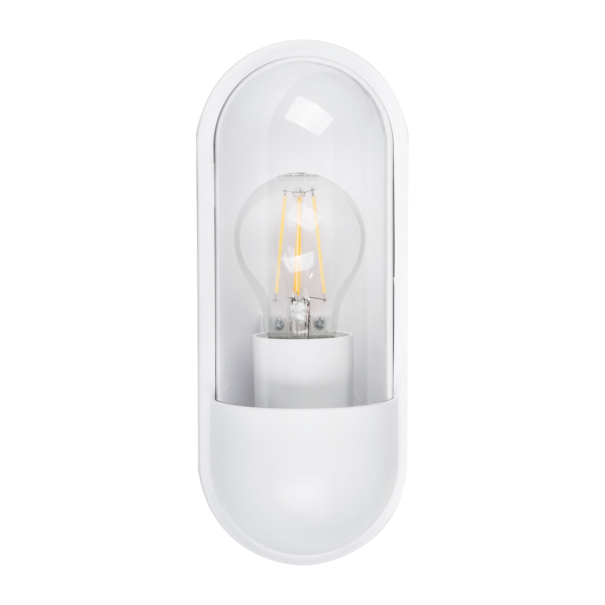 HV3512W-WHT - Lume Polycarbonate White Wall Light