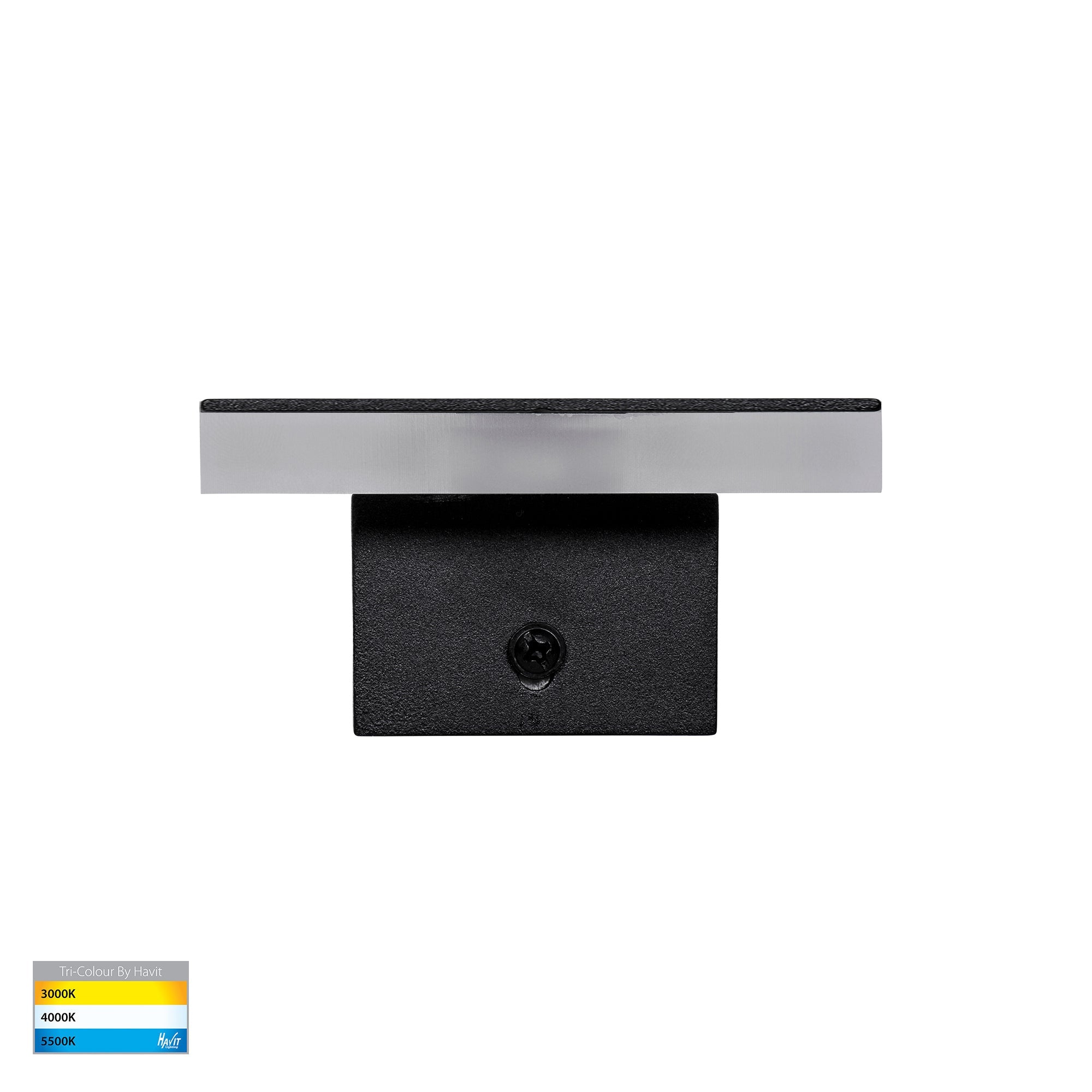 HV3572T-BLK - Barline Shadow Aluminium Black 600mm Wall Light