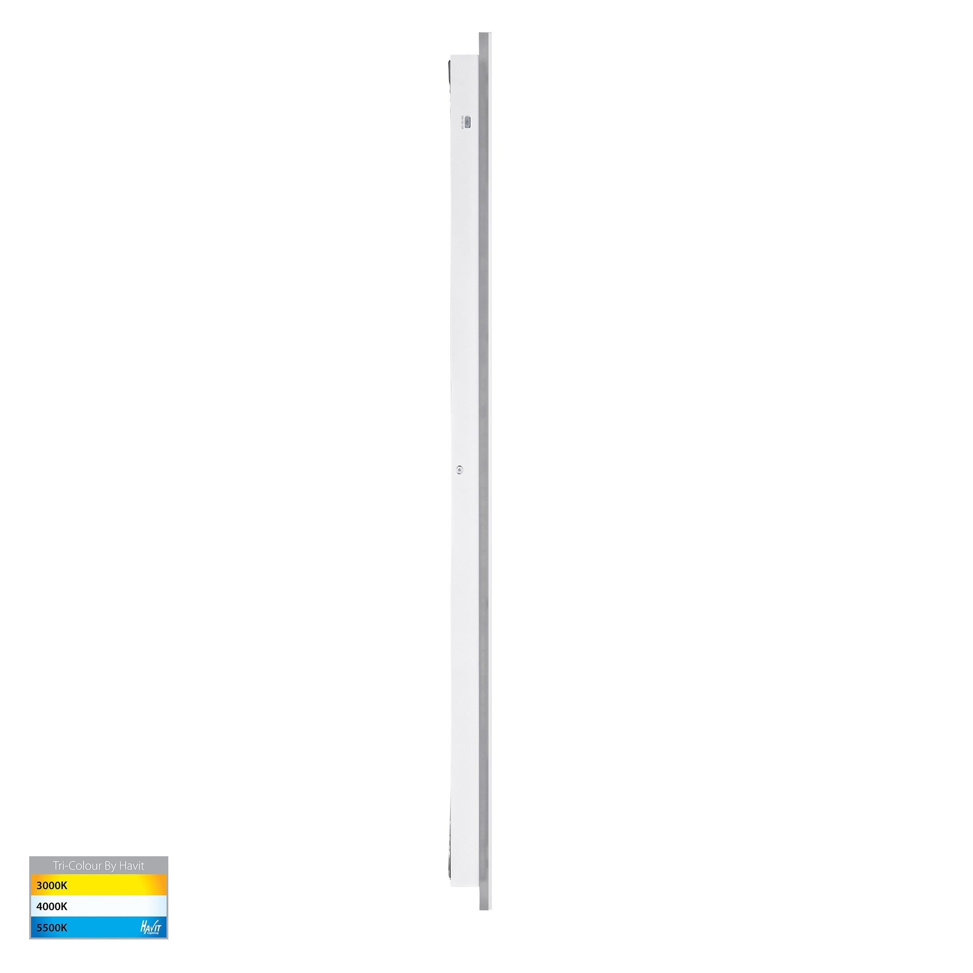 HV3574T-WHT - Barline Shadow Aluminium White 1000mm Wall Light